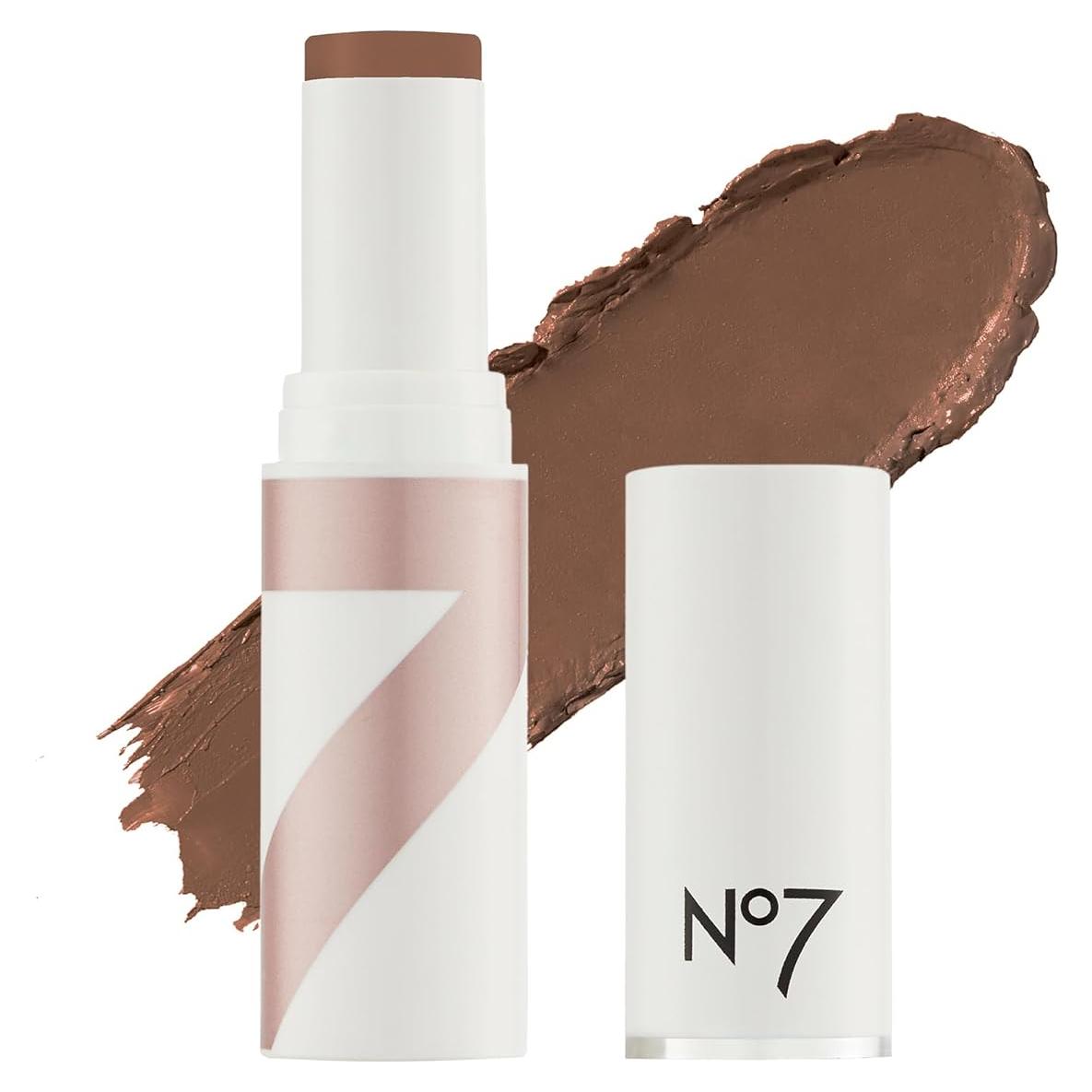 Base en Stick No7 Stay Perfect - Cobertura Media 10g - Nogal