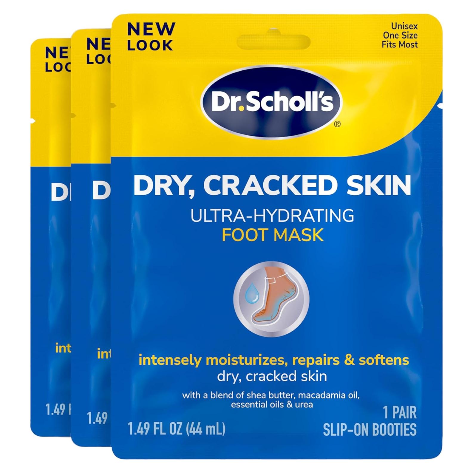 Mascarilla Ultra Hidratante para Pies Dr. Scholl's - 3 Pares