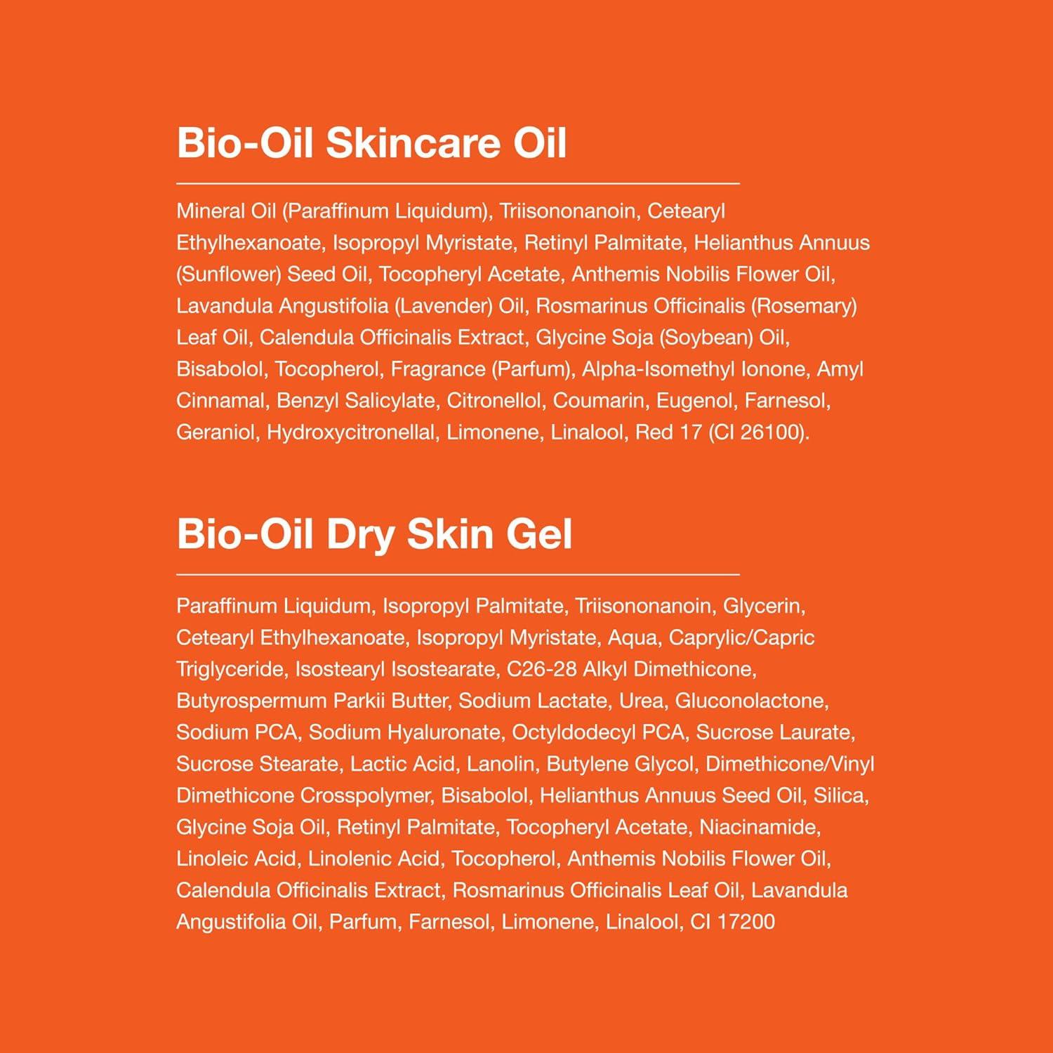 Paquete Cuidado Piel Bio-Oil 59.15 ml Aceite + 48.19 ml Gel