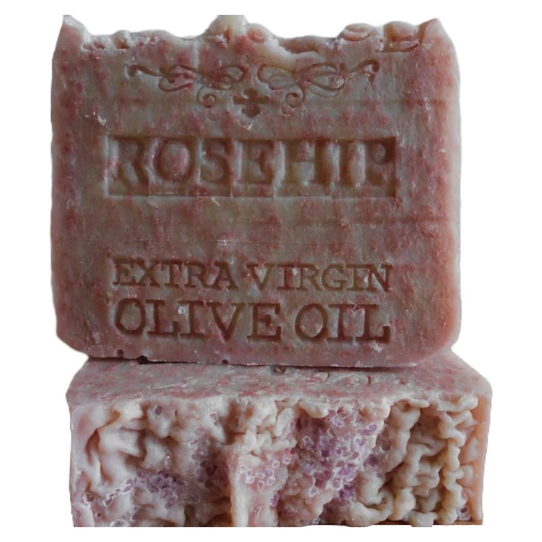 Jabón Vegano Natural Rosa Mosqueta 198g - Hecho a Mano