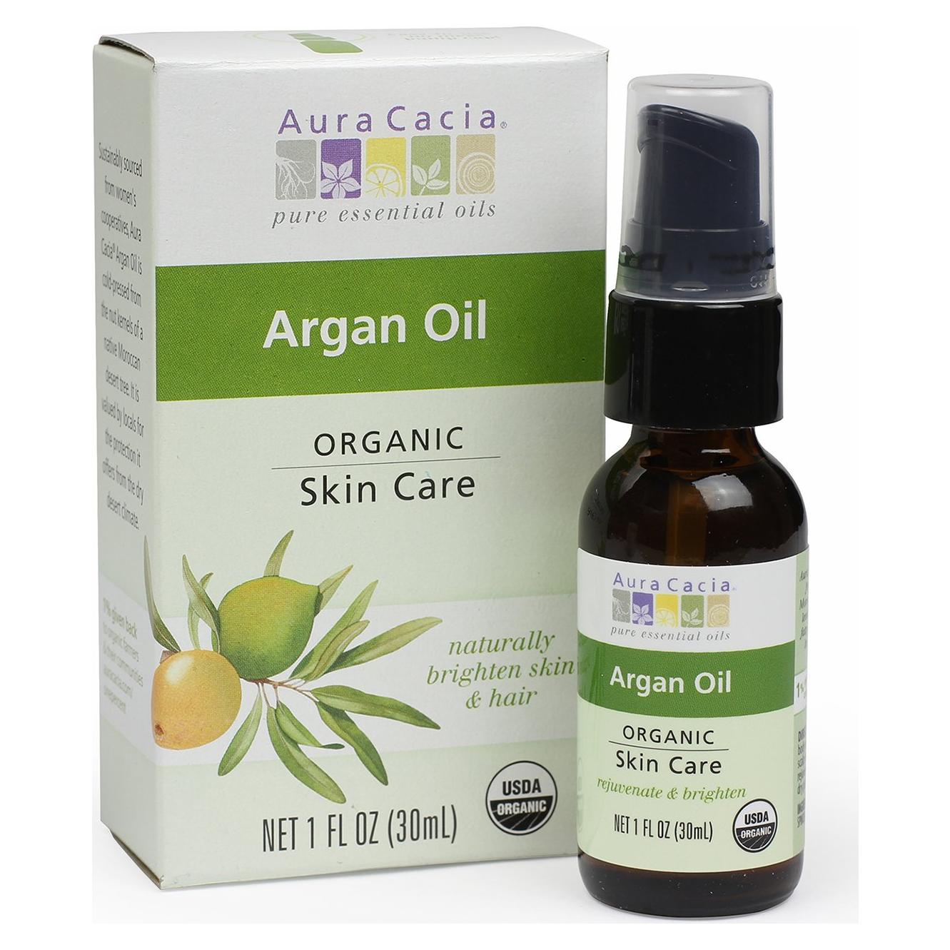 Aceite de Cuidado de Piel Orgánico Aura Cacia Argán 29.57 ml