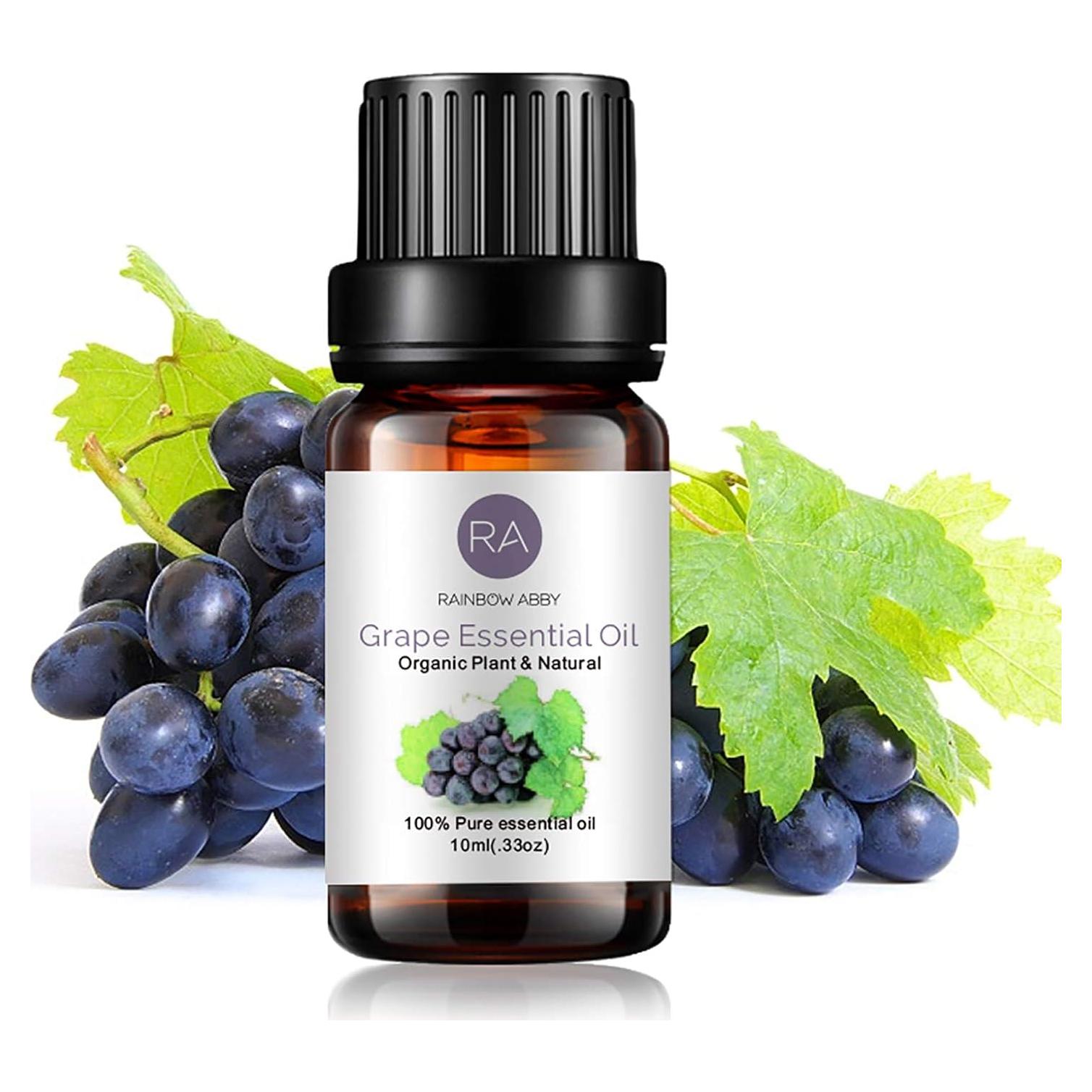Aceite Esencial de Uva 100% Puro Orgánico 10ml - Rainbow Abby