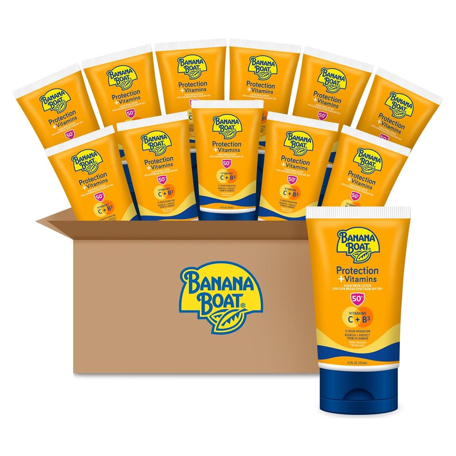 Loción Solar Banana Boat SPF 50 con Vitamina C y B3 133ml