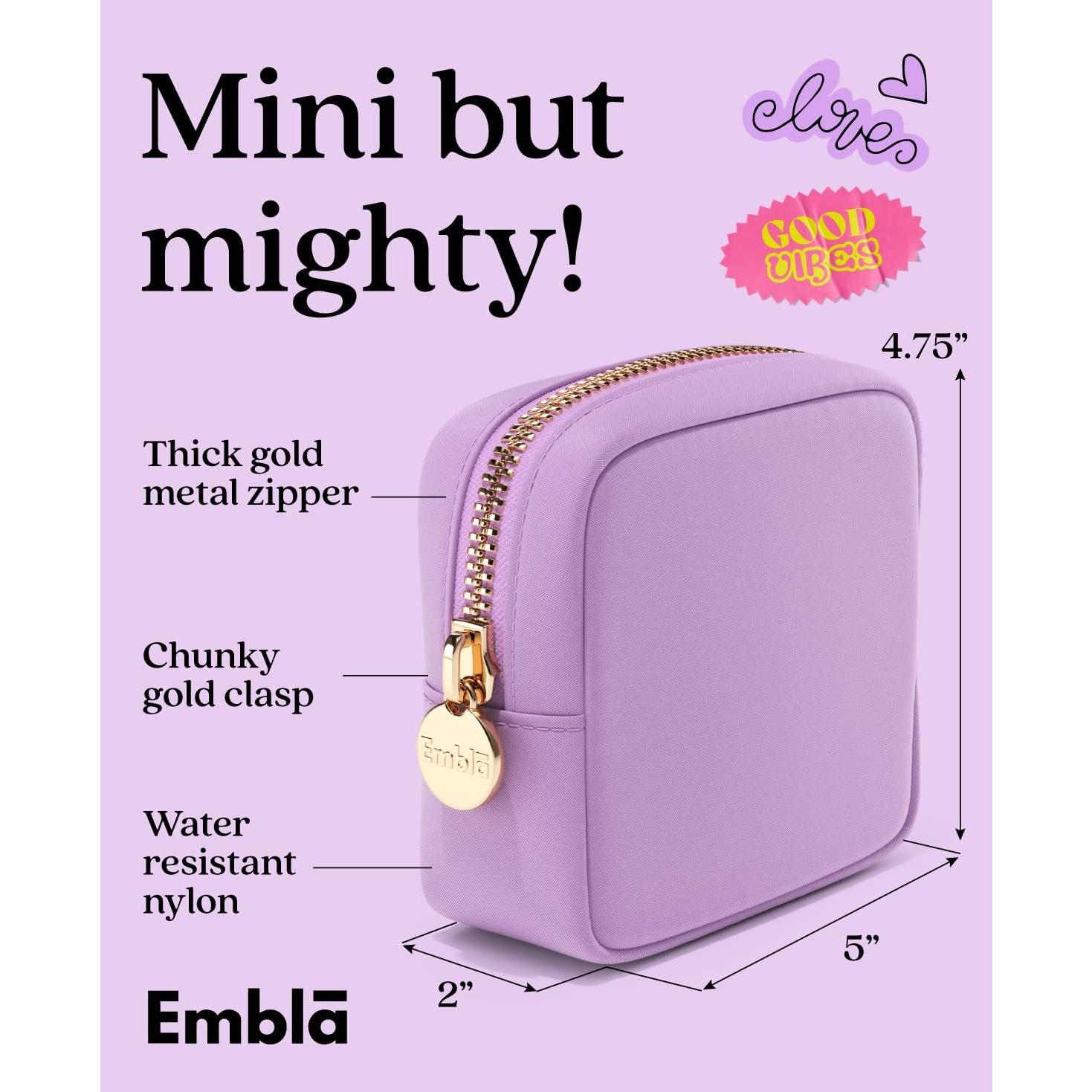 Bolsa de Maquillaje Embla Mini Uva Organizador de Viaje
