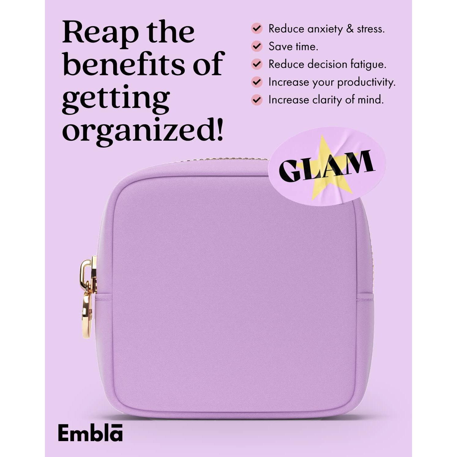 Bolsa de Maquillaje Embla Mini Uva Organizador de Viaje