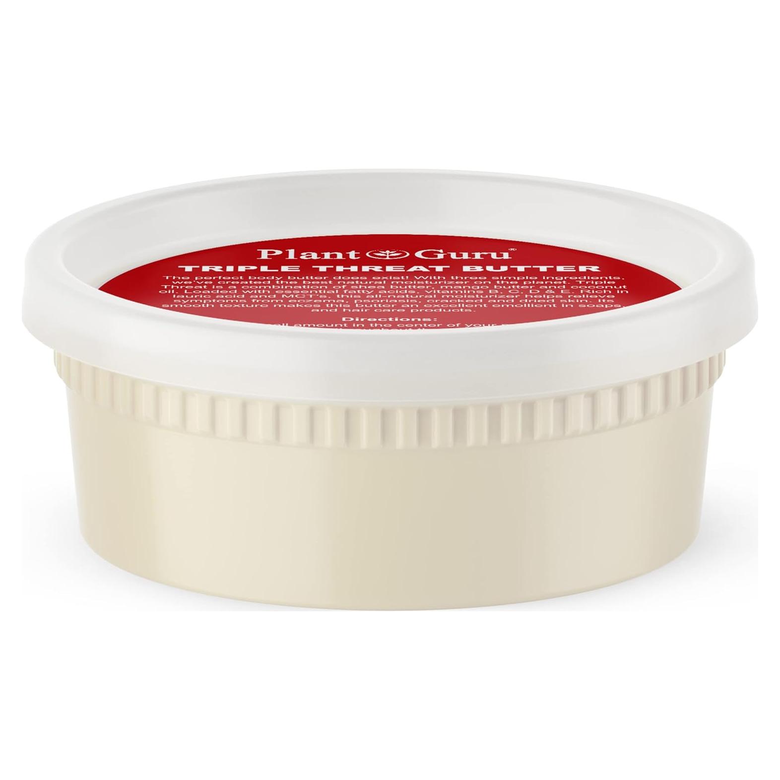 Manteca Corporal Triple Amenaza Plant Guru 226.8 g - Hidratante Natural