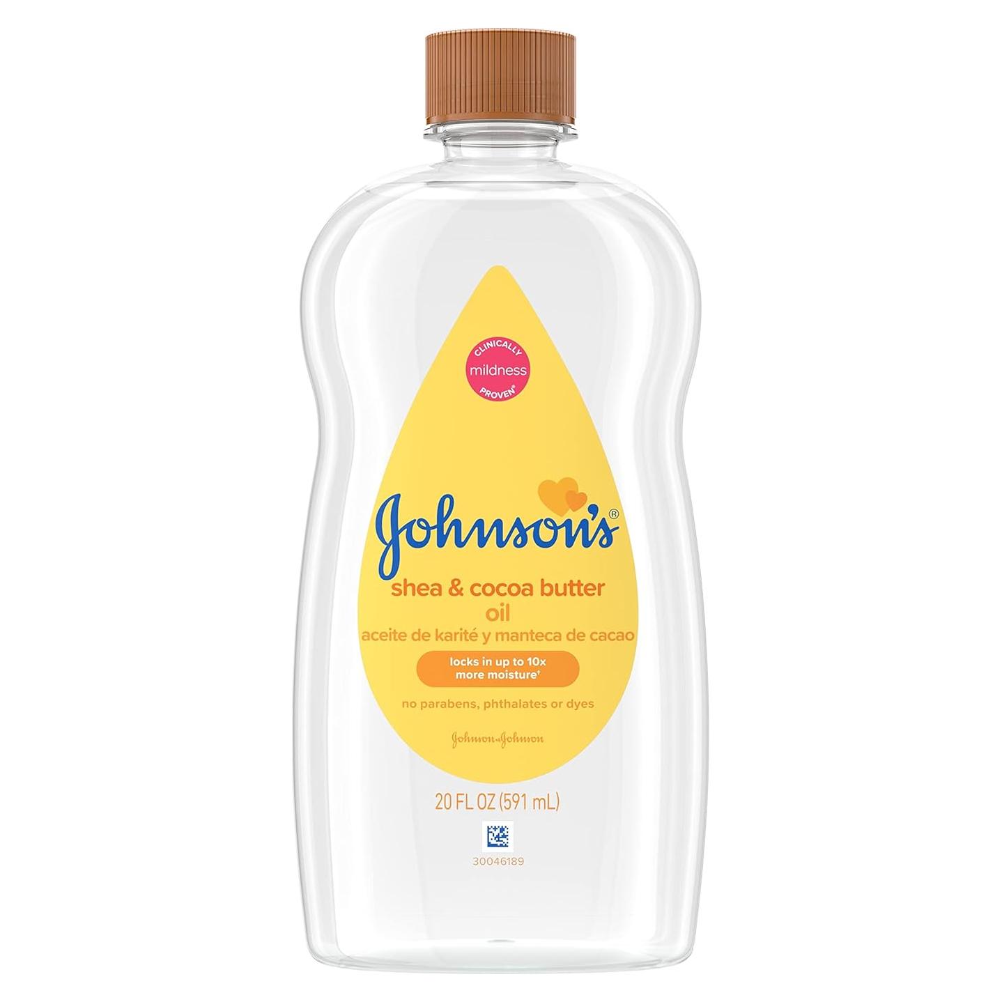 Aceite para Bebés Johnson's 591 ml Hipoalergénico con Karité
