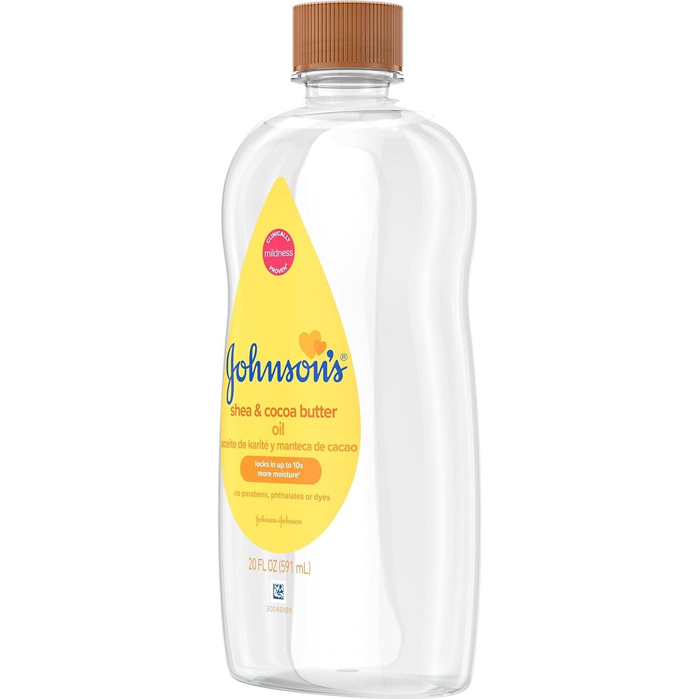 Aceite para Bebés Johnson's 591 ml Hipoalergénico con Karité