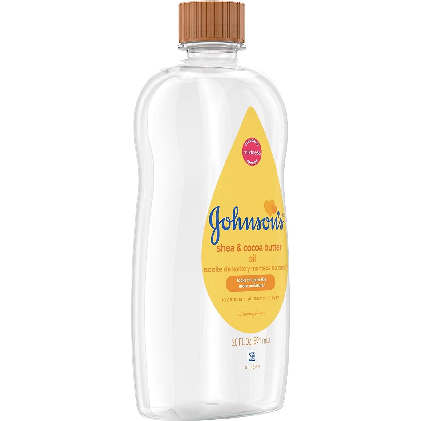 Aceite para Bebés Johnson's 591 ml Hipoalergénico con Karité