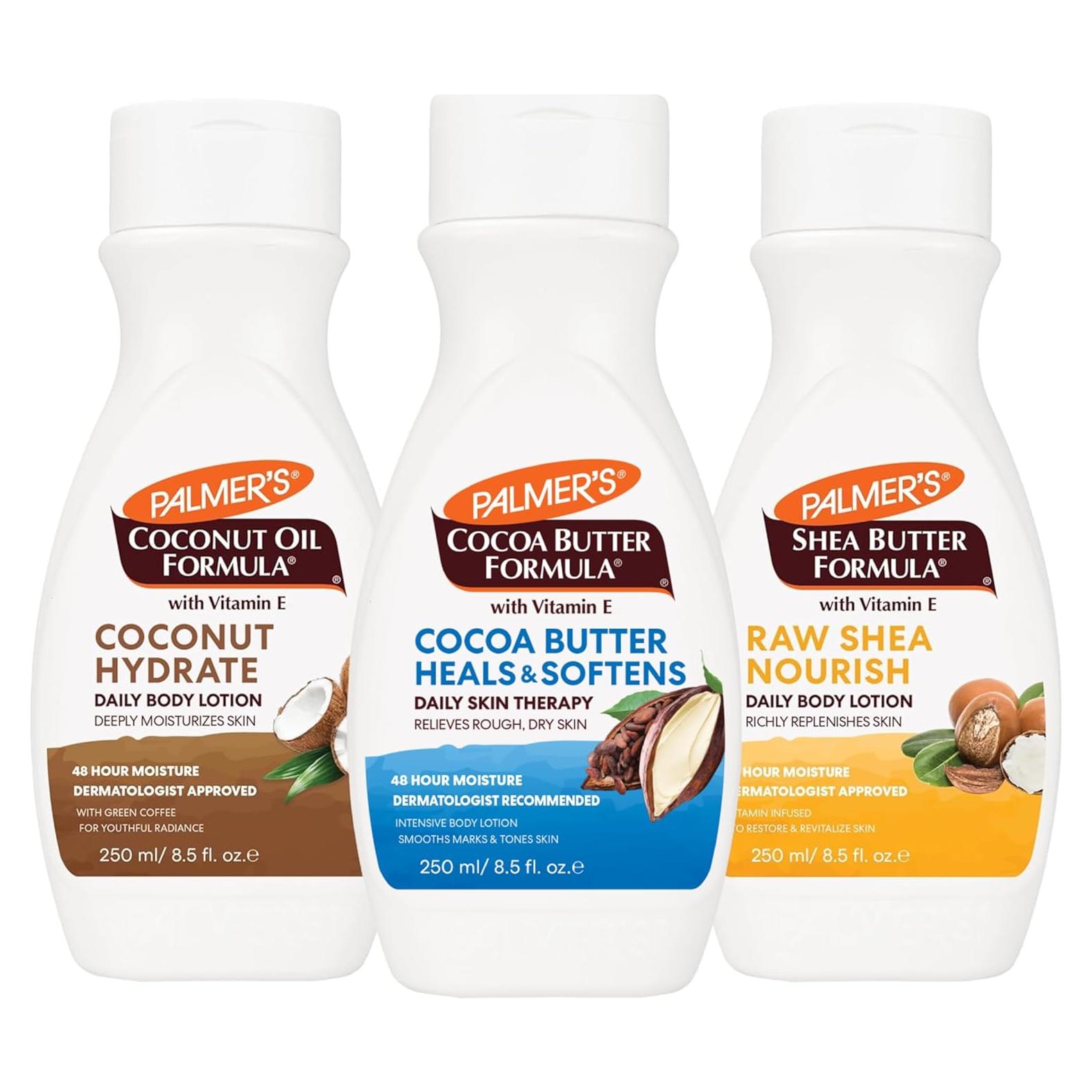 Set de Lociones Corporales Palmer's 3x250ml Hidratación 48h