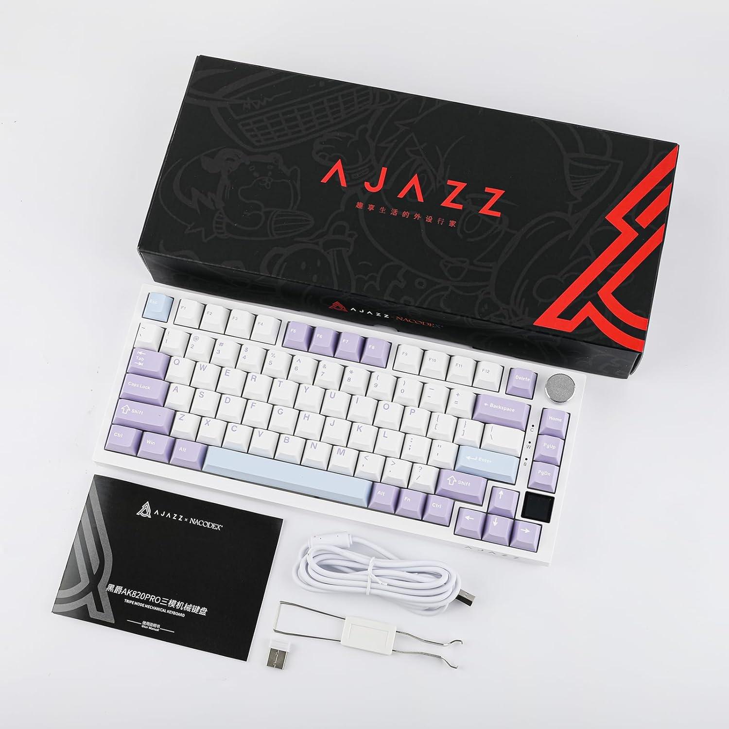 Teclado Mecánico EPOMAKER Ajazz AK820 Pro 75% Inalámbrico