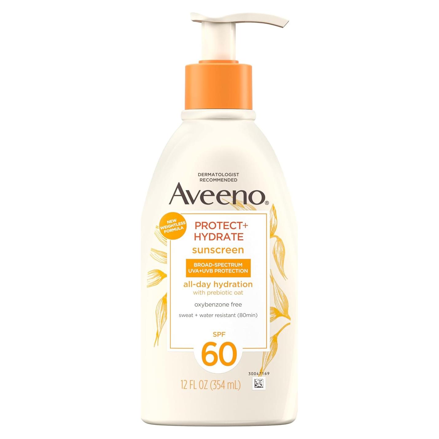 Aveeno Proteger + Hidratar Loción Corporal SPF 60 354 ml