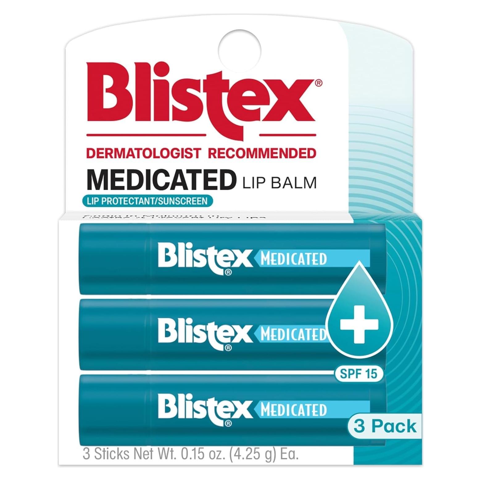 Bálsamo Labial Medicado Blistex SPF 15, 20.1 Gramos, Hidratante