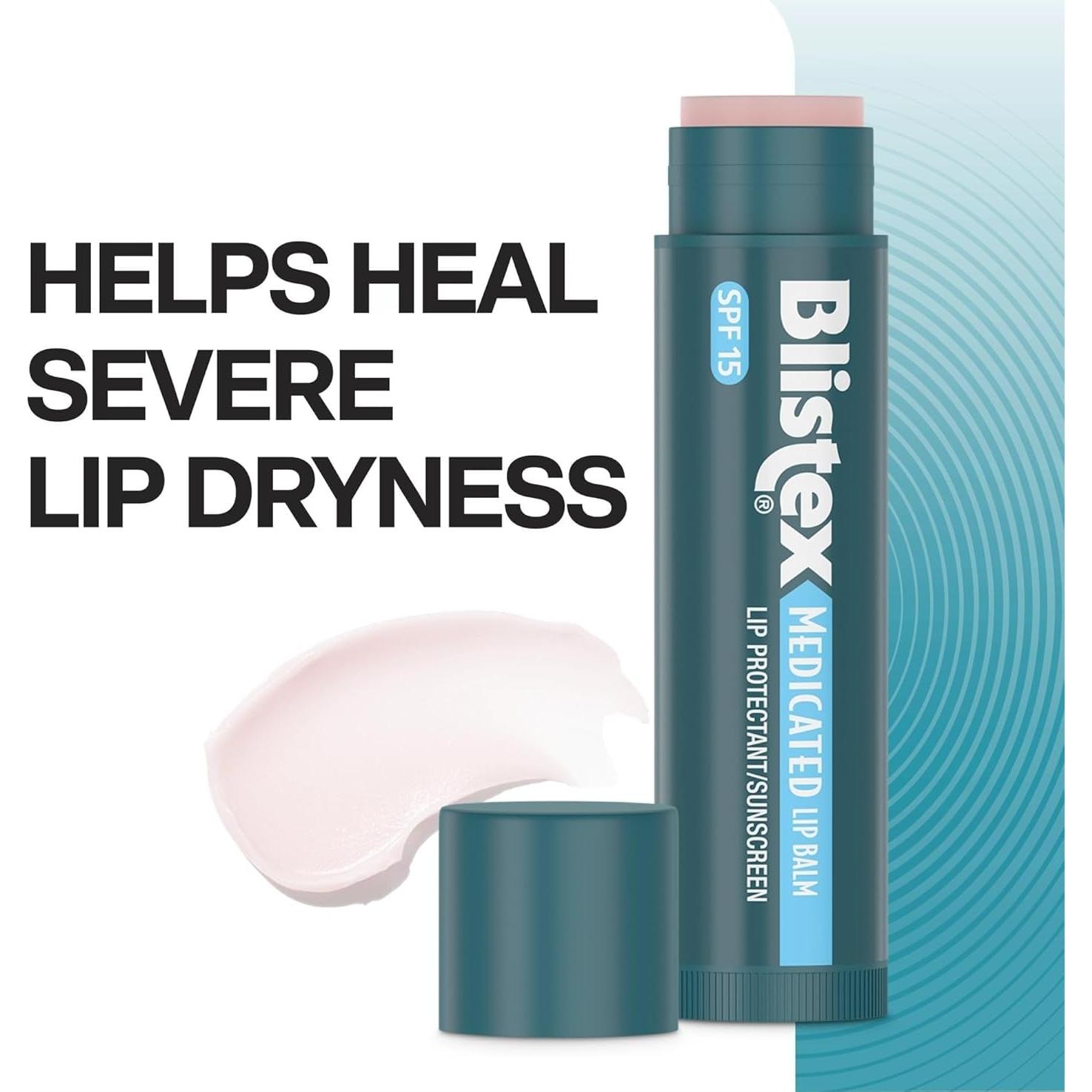 Bálsamo Labial Medicado Blistex SPF 15, 20.1 Gramos, Hidratante
