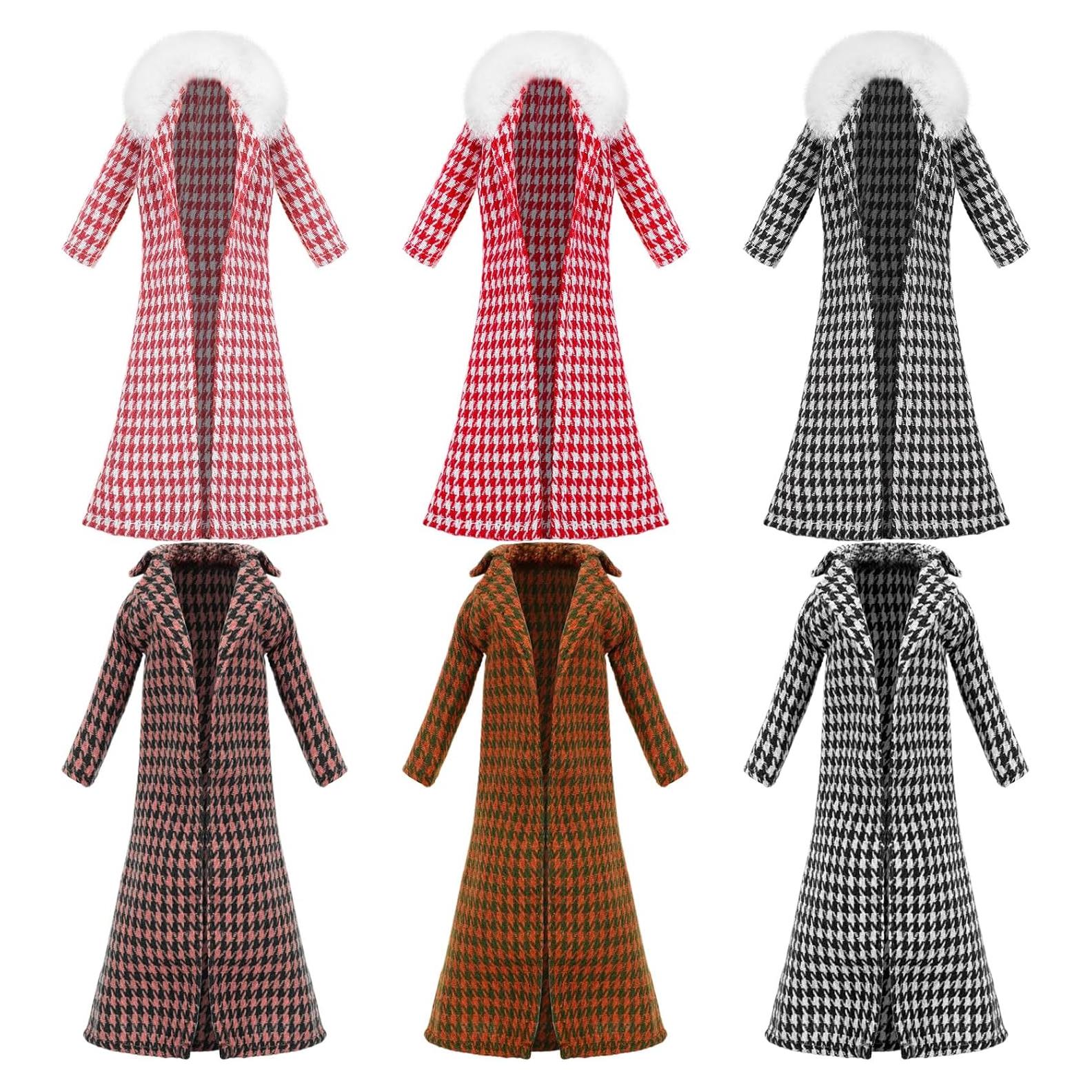 Conjunto de Ropa para Muñeca Fourluoo 30 cm 6 Piezas Retro