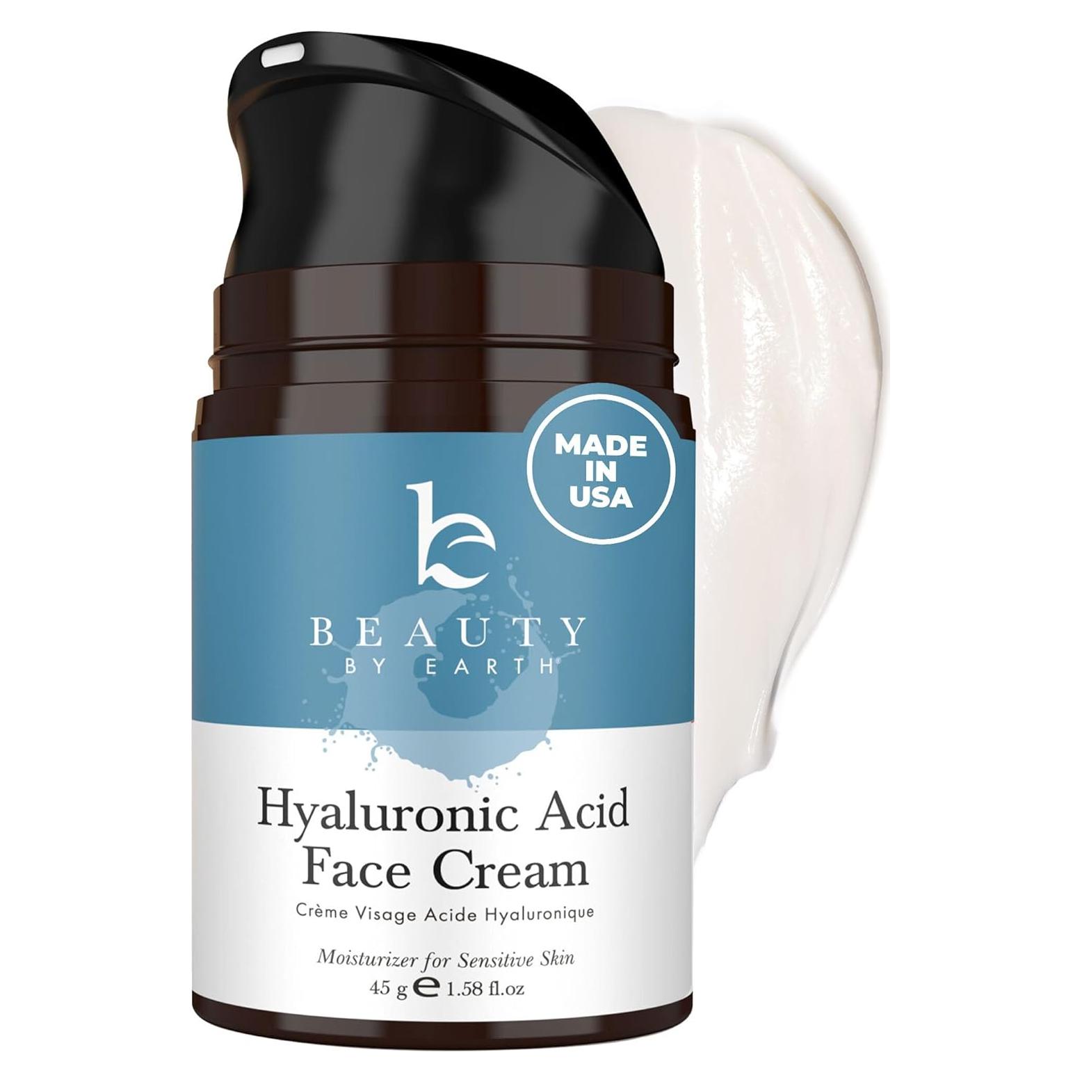 Hidratante Facial Ácido Hialurónico Beauty by Earth 85g
