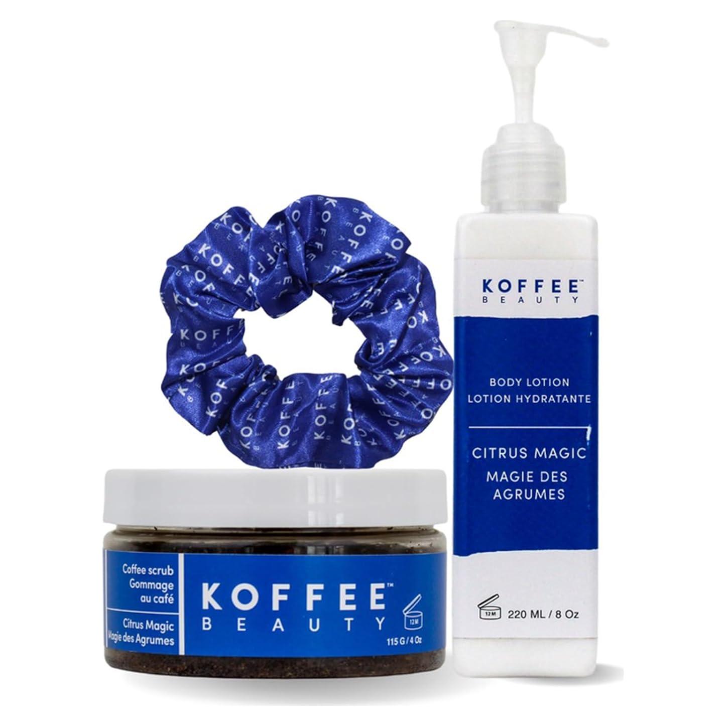 Juego de Regalo Citrus Magic Koffee Beauty - Exfoliante y Loción