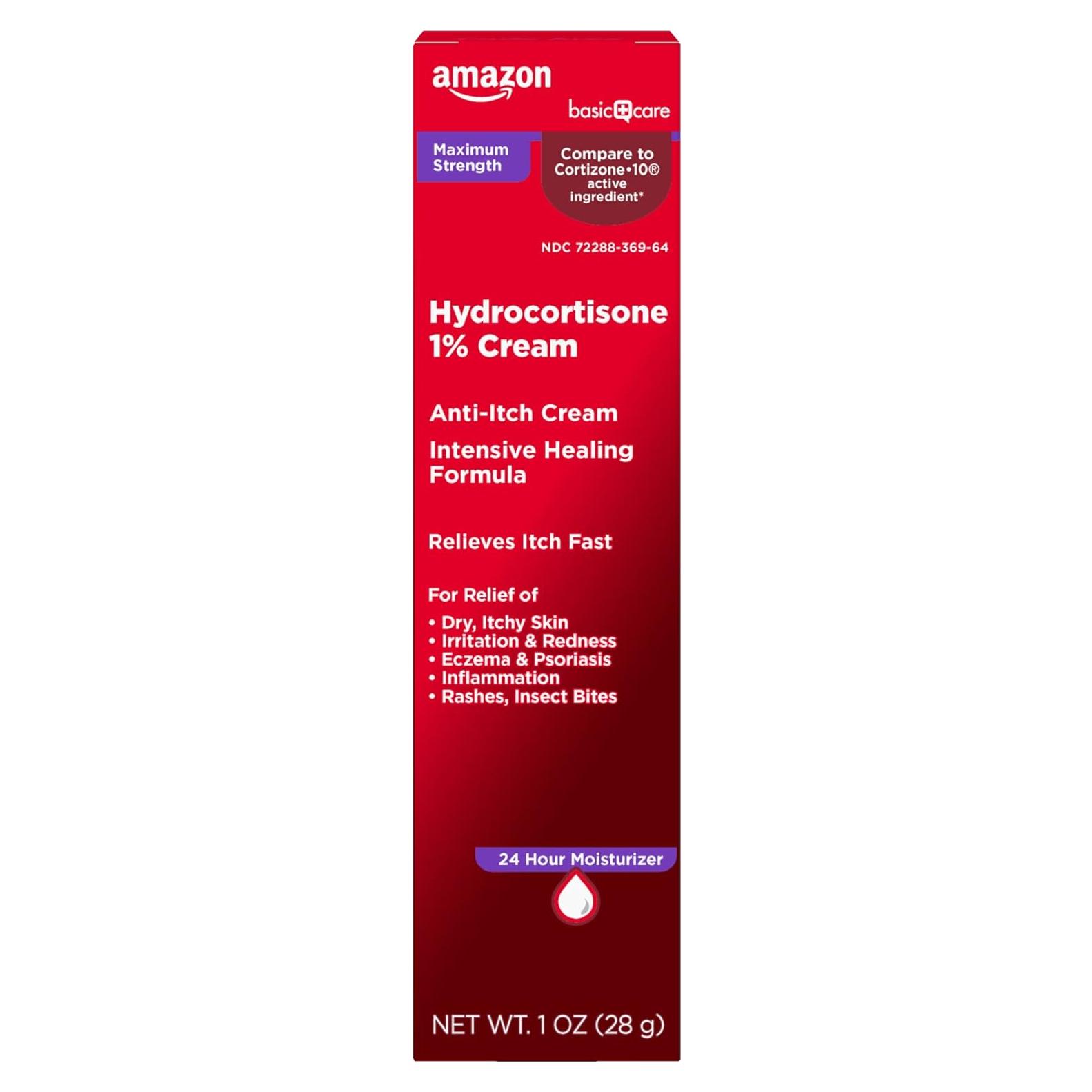 Crema Antipicazón Amazon Basic Care 28.35g Hidrocortisona 1%