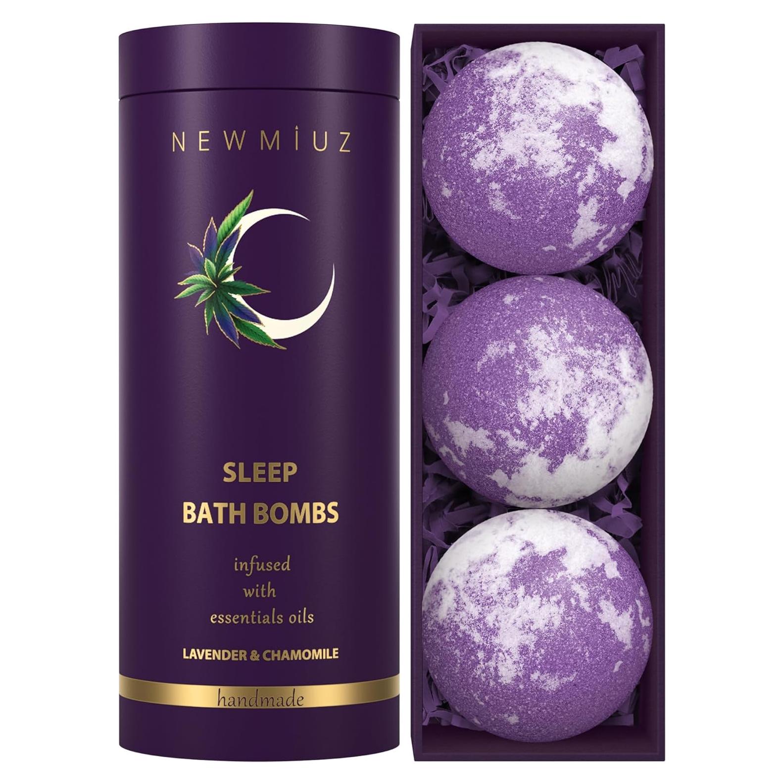 Bombas de Baño de Sueño Profundo New Miuz - Lavanda y Manzanilla