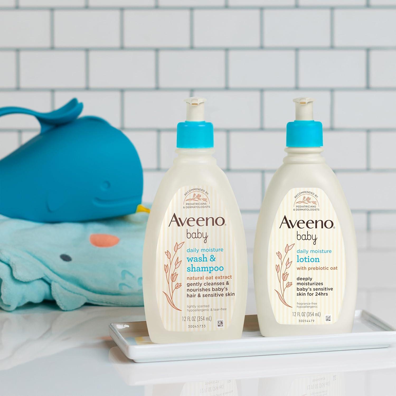 Set de Regalo Aveeno Baby: Jabón y Loción Hidratante 354ml
