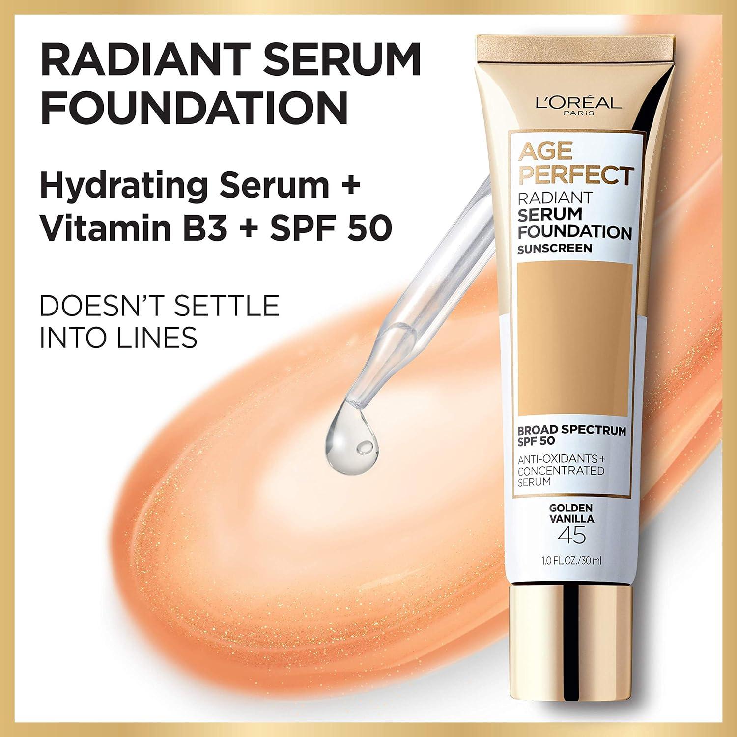 Base de Serum Radiante L'Oreal Paris Age Perfect 28.35ml SPF 50