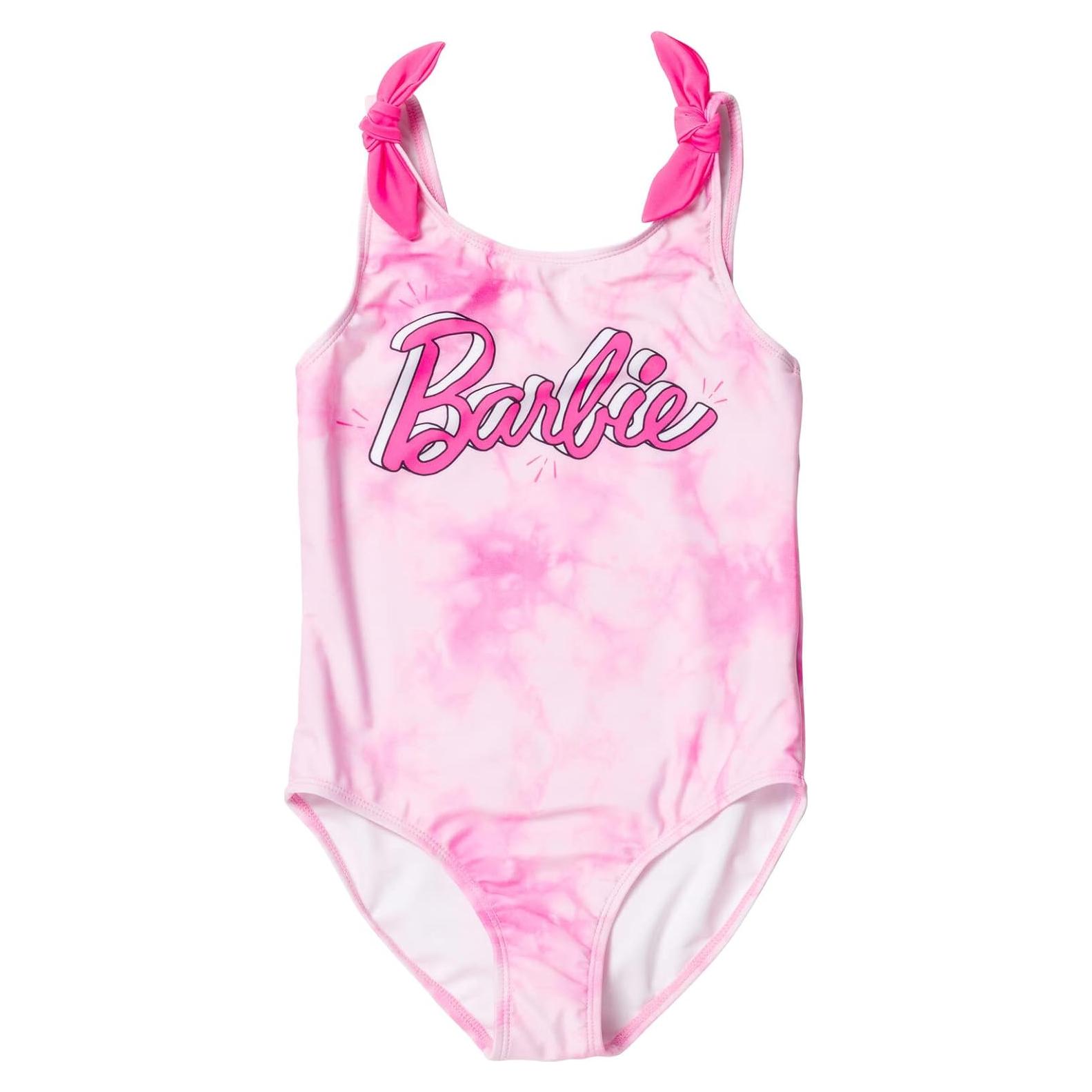 Traje de baño Barbie para niñas 4-16 UPF 50+ rosa