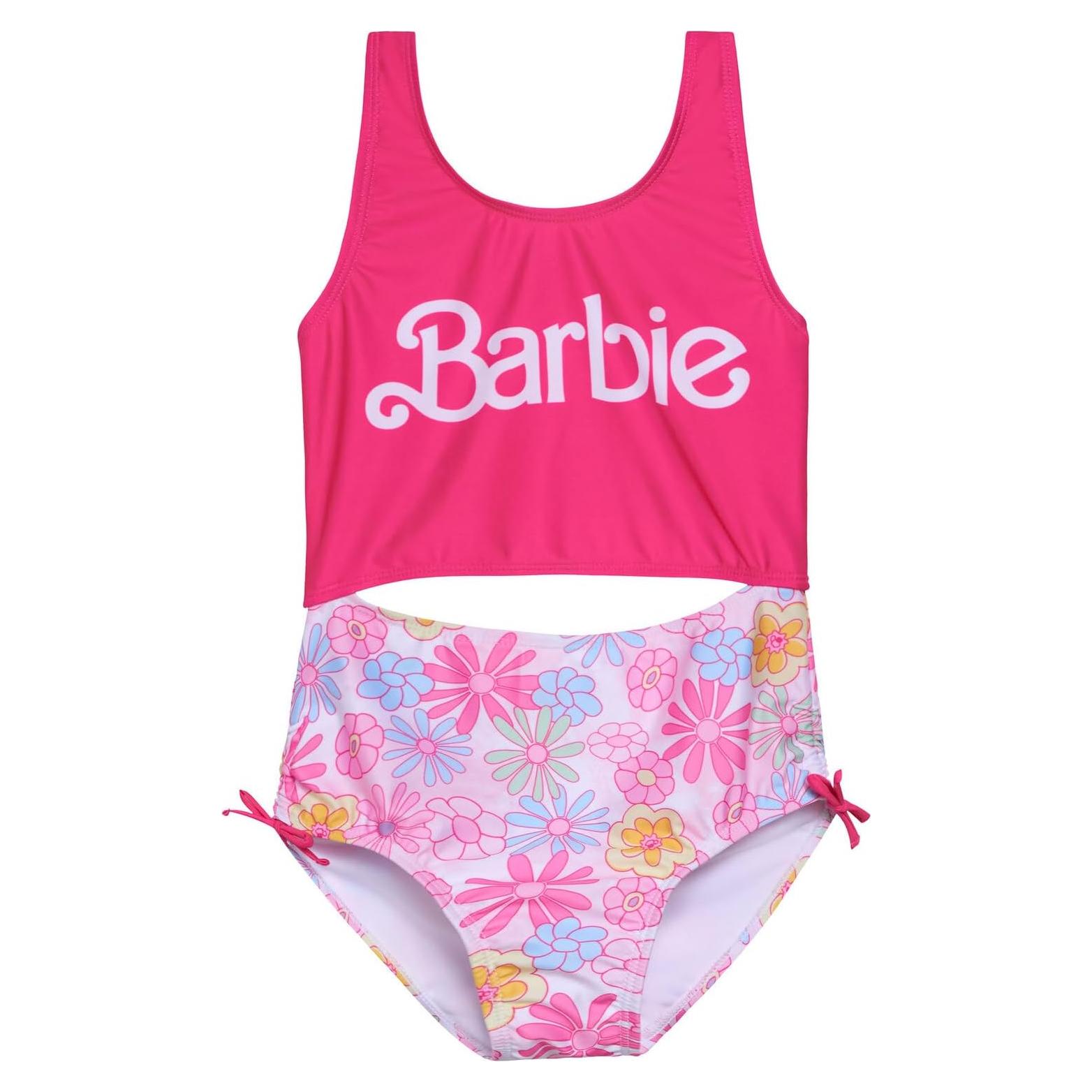 Traje de baño Barbie para niñas 4-16 años UPF 50+ rosa