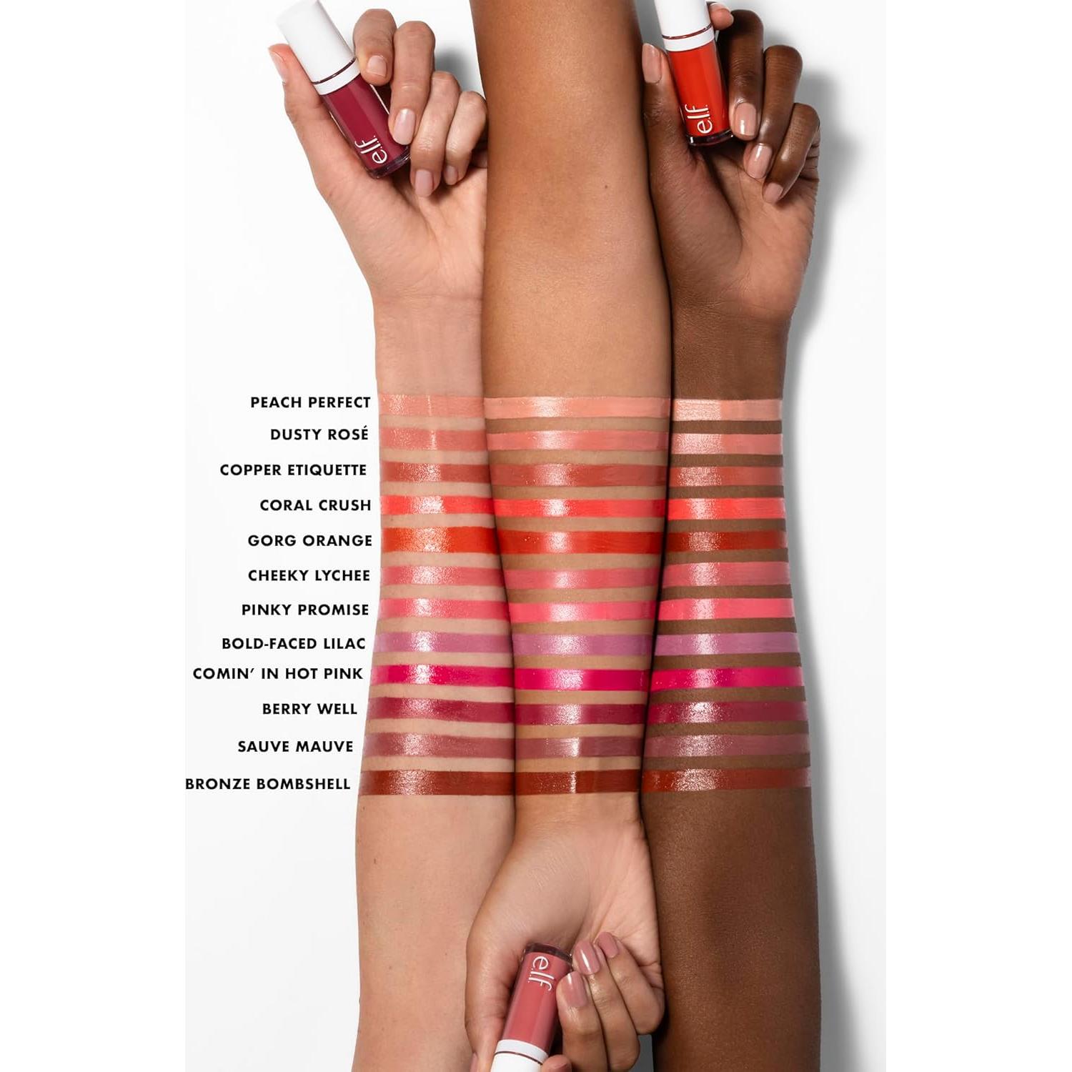 Rubor Líquido e.l.f. Camo Naranja Gorg 3.85 ml Vegano