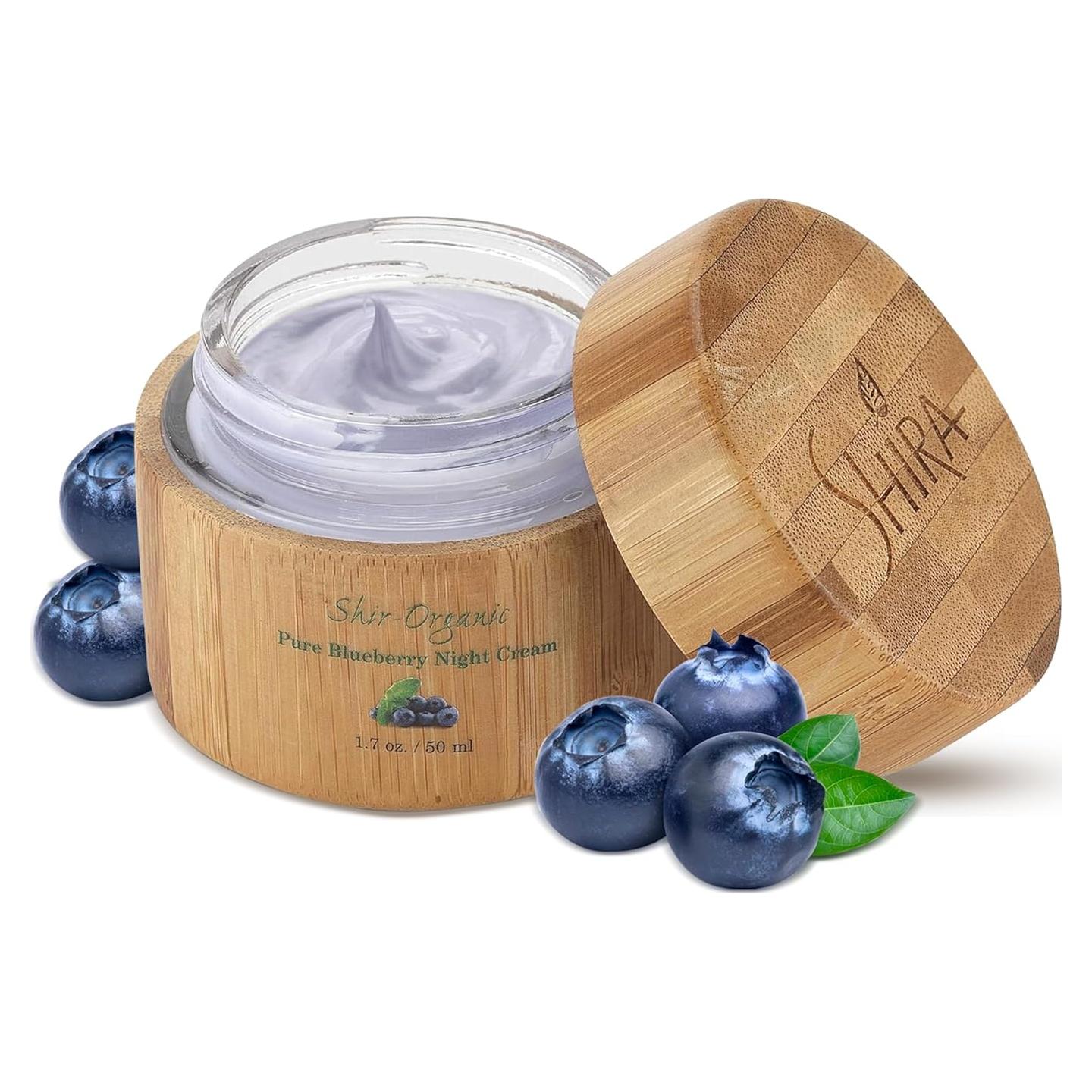 Crema Nocturna Antienvejecimiento Shir 50ml con Arándano Orgánico