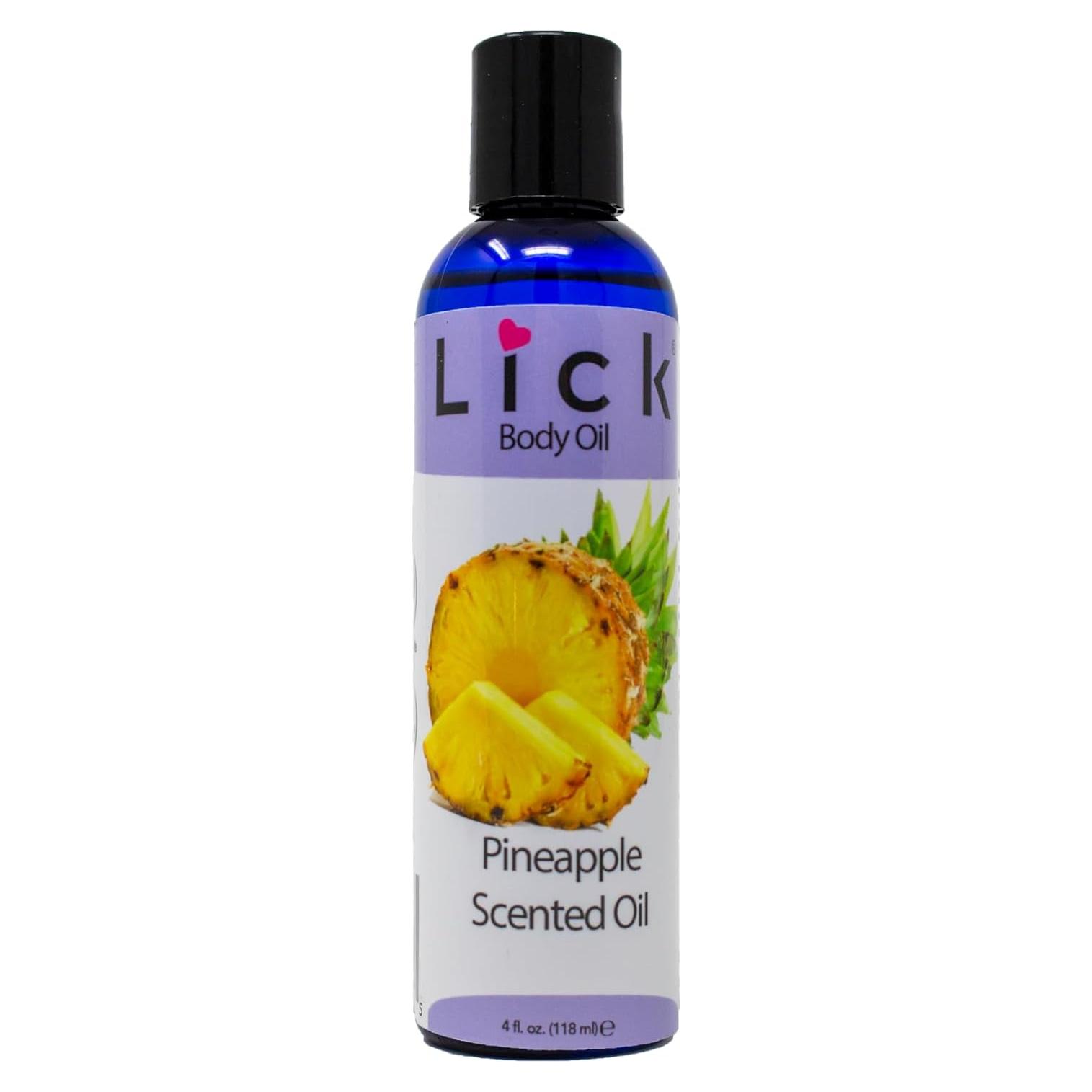 Aceite Corporal Hidratante Lick 118 ml Aroma Piña Natural
