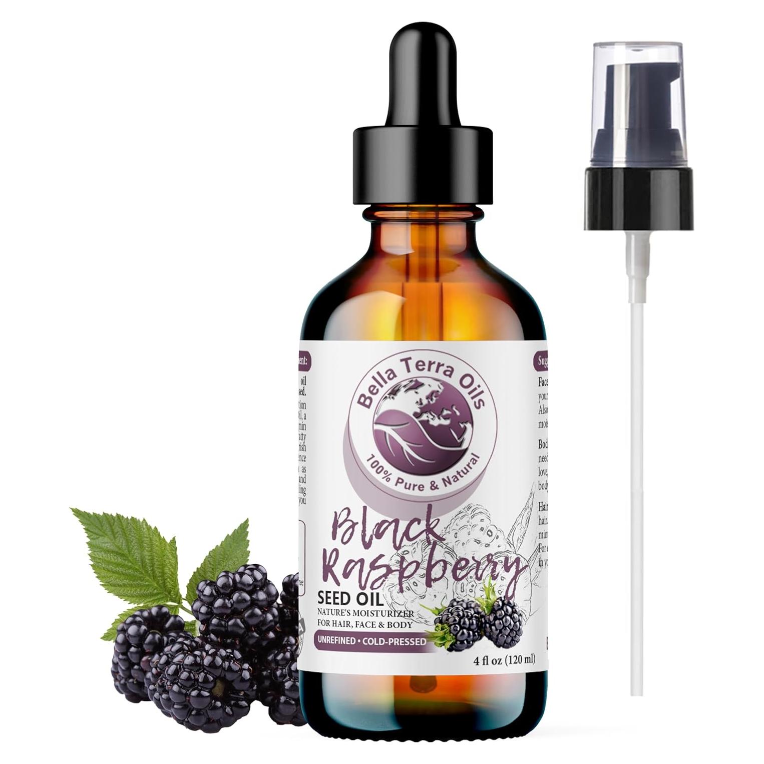 Aceite de Semilla de Frambuesa Negra Bella Terra 118 ml