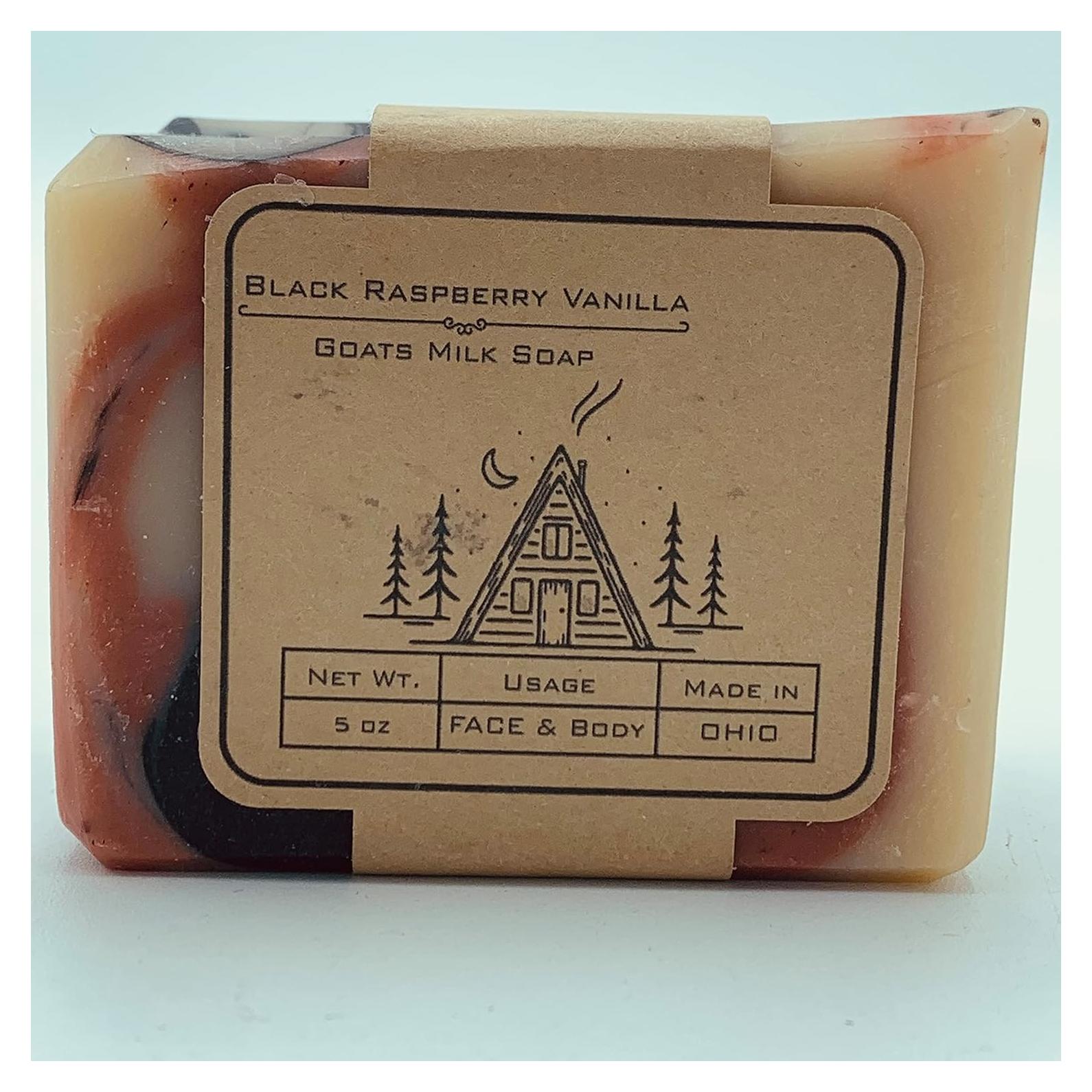 Jabón de Leche de Cabra Beeyond 1817 Frambuesa Negra Vainilla 2x142g