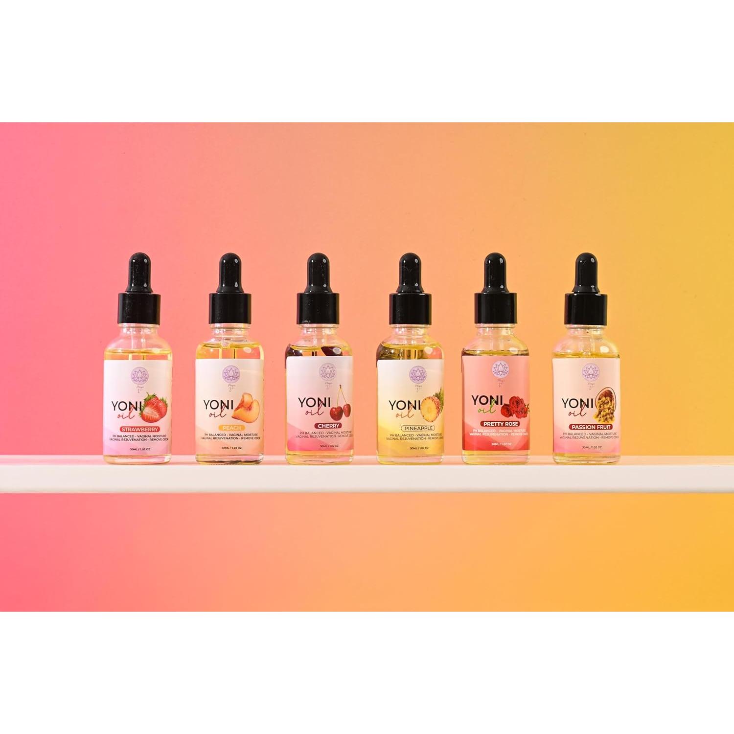 Aceite Yoni V Mágico Orgánico para Mujeres - Hidratante Vaginal Piña