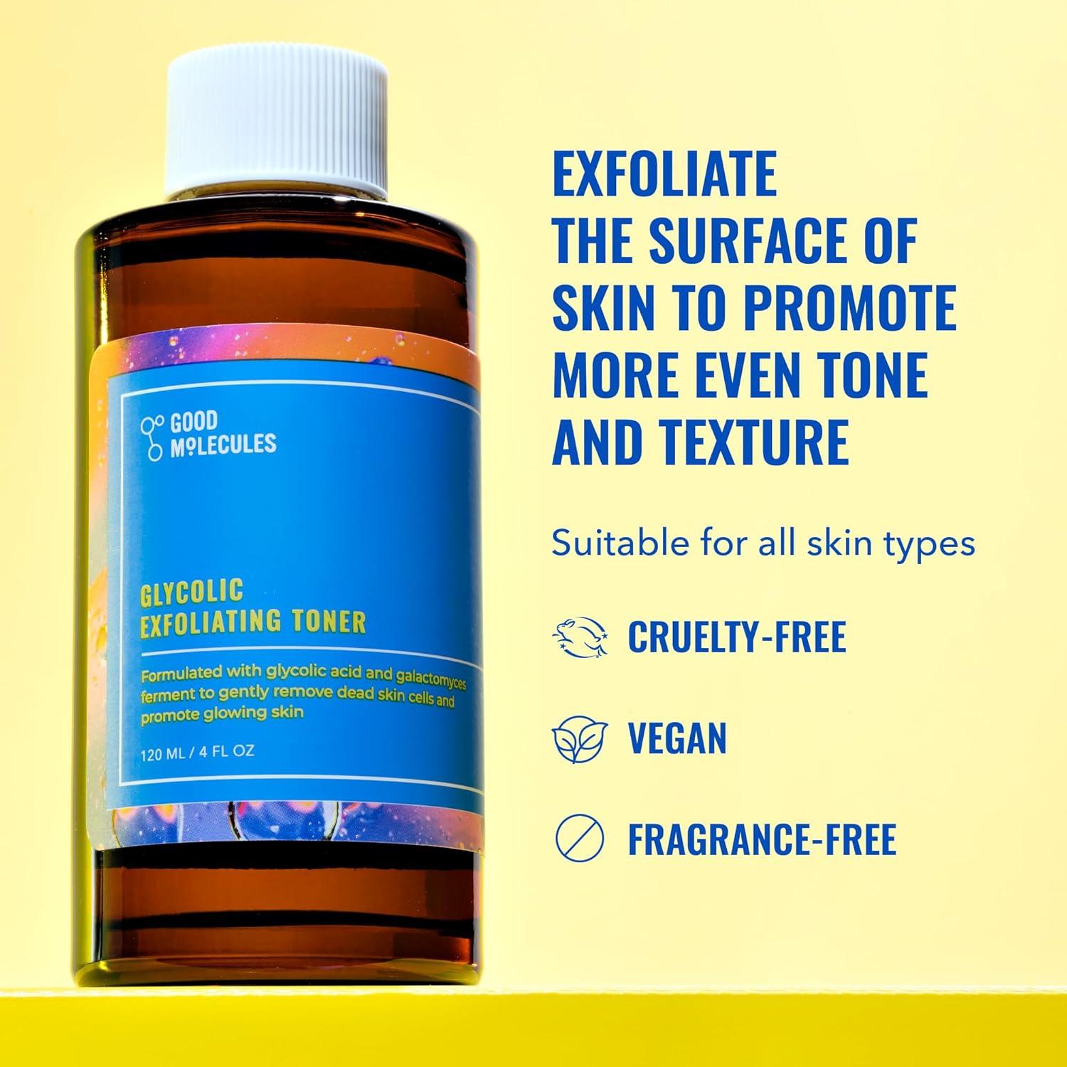 Tónico Exfoliante Good Molecules 120ml Ácido Glicólico Hidratante