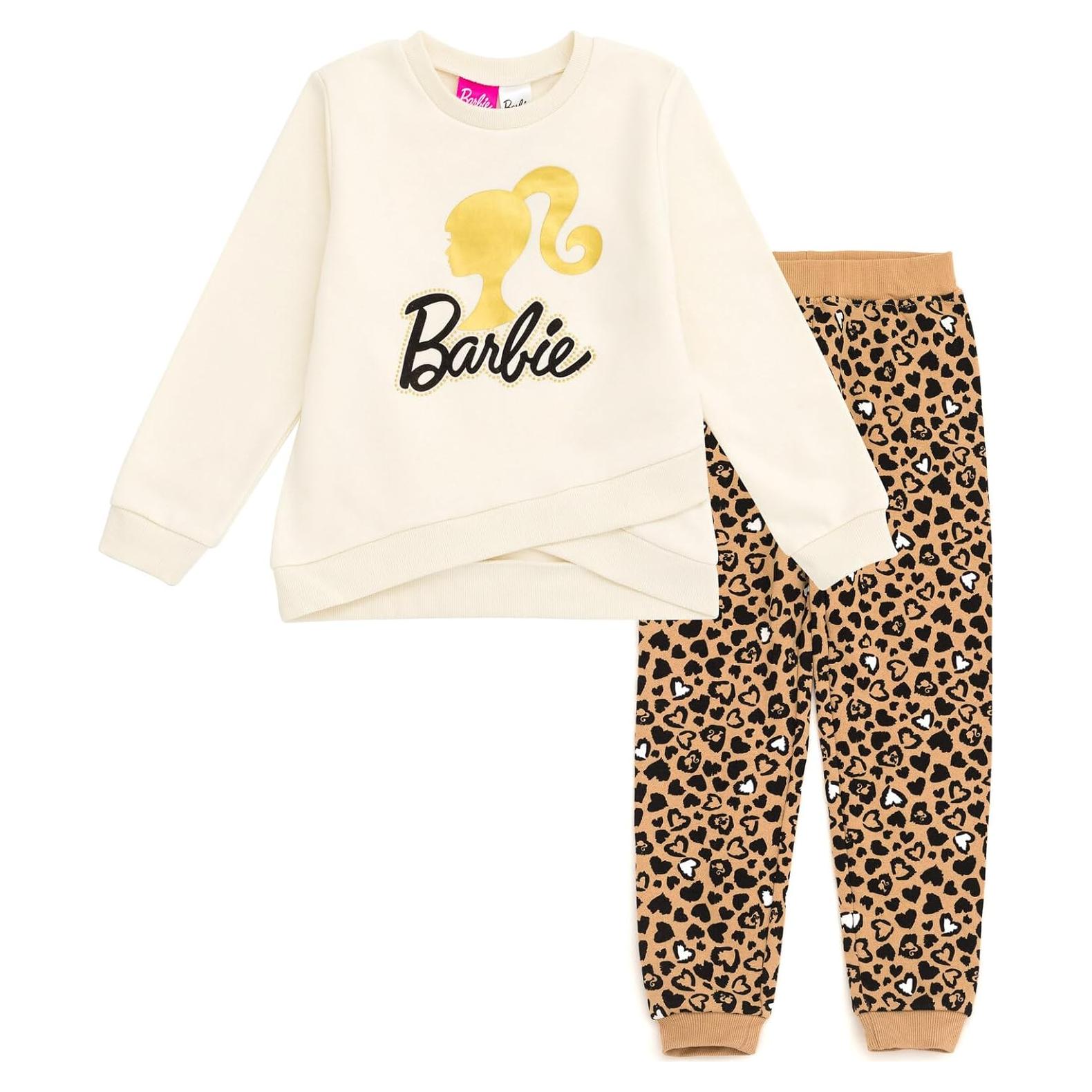 Conjunto Sudadera y Jogger Barbie 2T Cheetah para Niñas