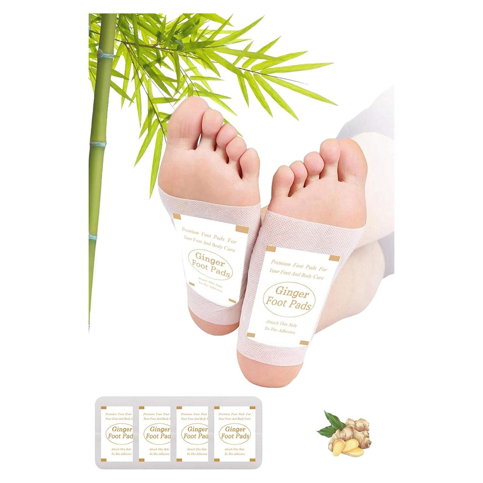 Parches para pies Teweae de jengibre y vinagre de bambú 20 unidades