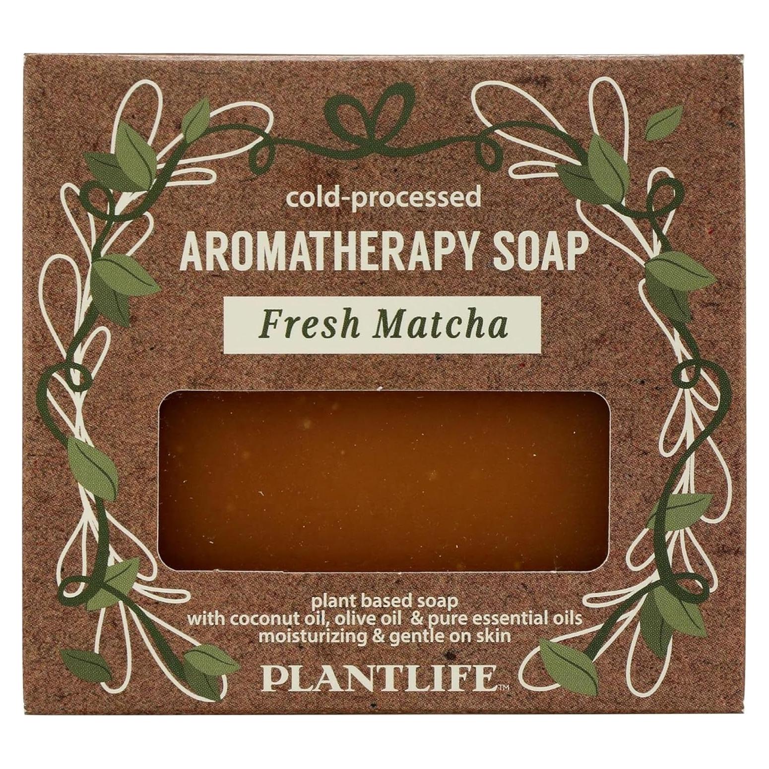 Jabón Hidratante de Matcha Plantlife - 127 g - Hecho a Mano