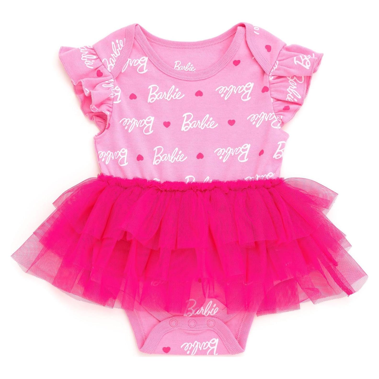 Vestido Tutu Barbie para Bebés 0-24 meses Rosa