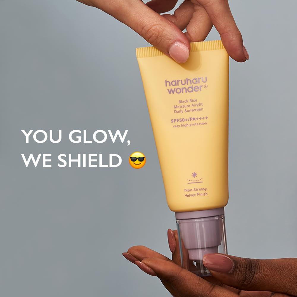 Protector Solar Haruharu Wonder Arroz Negro 49.9ml x2