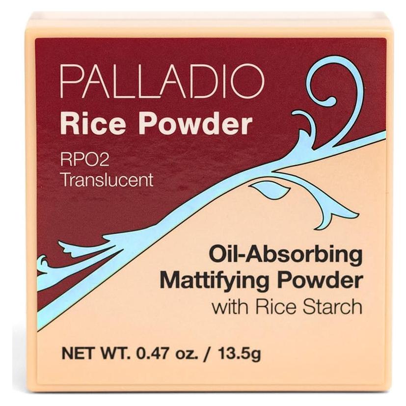 Polvo de Arroz Palladio Translúcido 17g - Fijador Matificante