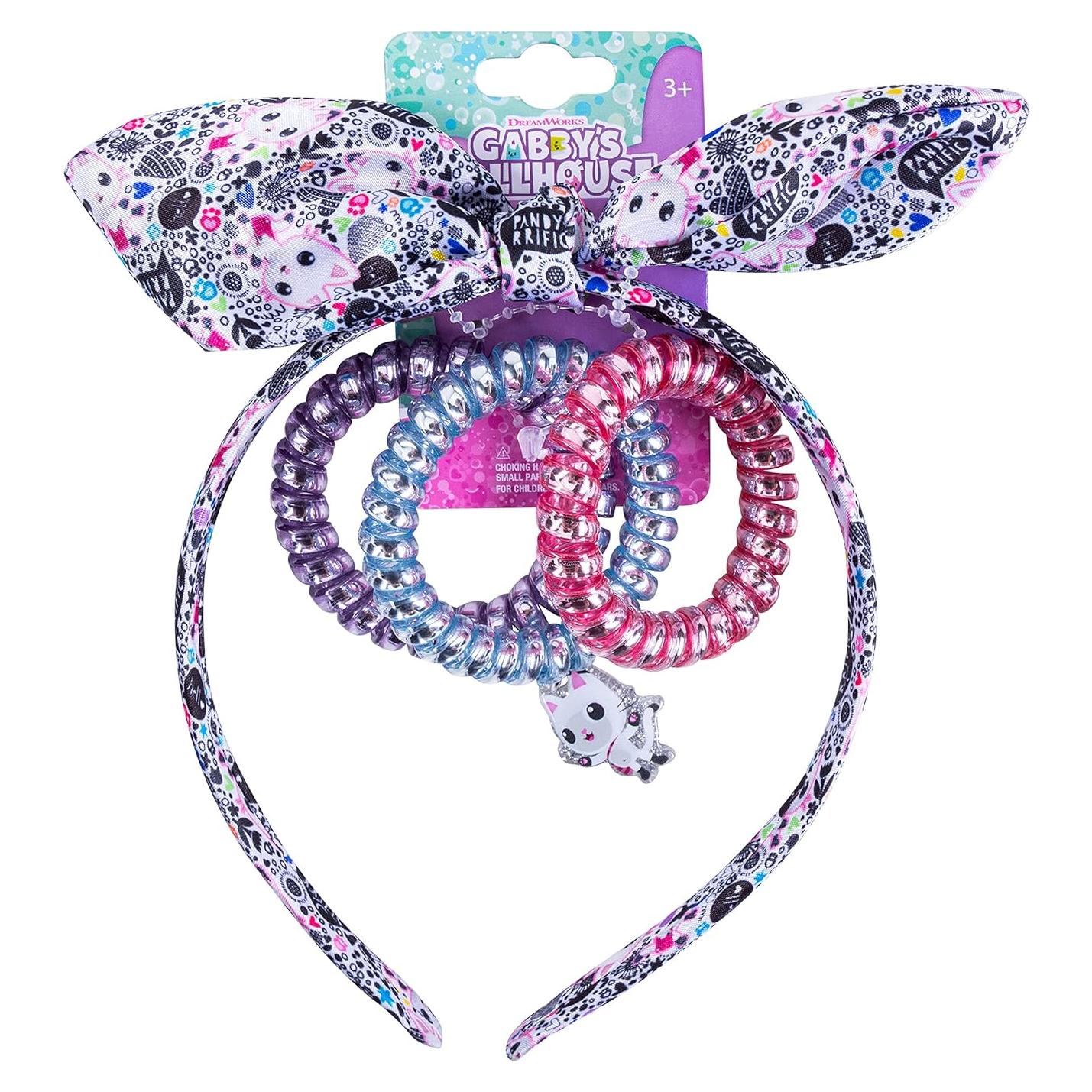 Diademas LUV HER para Niñas 4pc con Gomas Coloridas