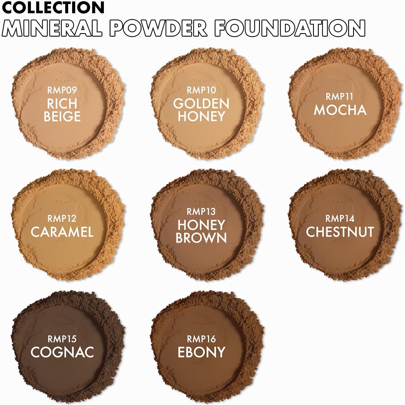 Ruby Kisses Polvo Mineral Prensado Base Castaño 14 49.6g