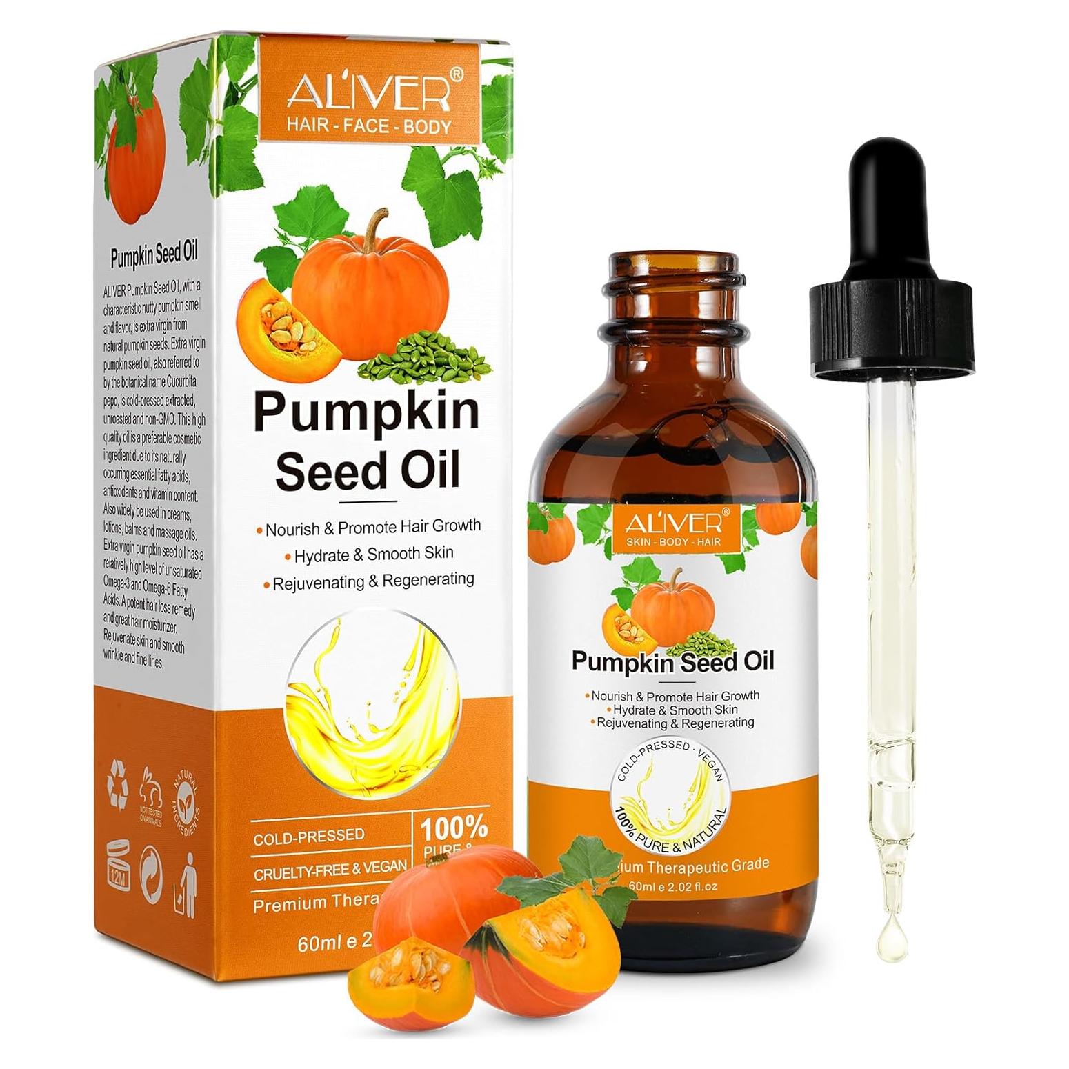 Aceite de Semilla de Calabaza 60ml JHCS - Hidratación y Crecimiento Cabello