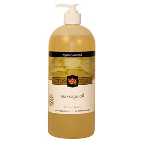 Aceite de Masaje Orgánico Lotus Touch 907 g - Alta Deslizabilidad