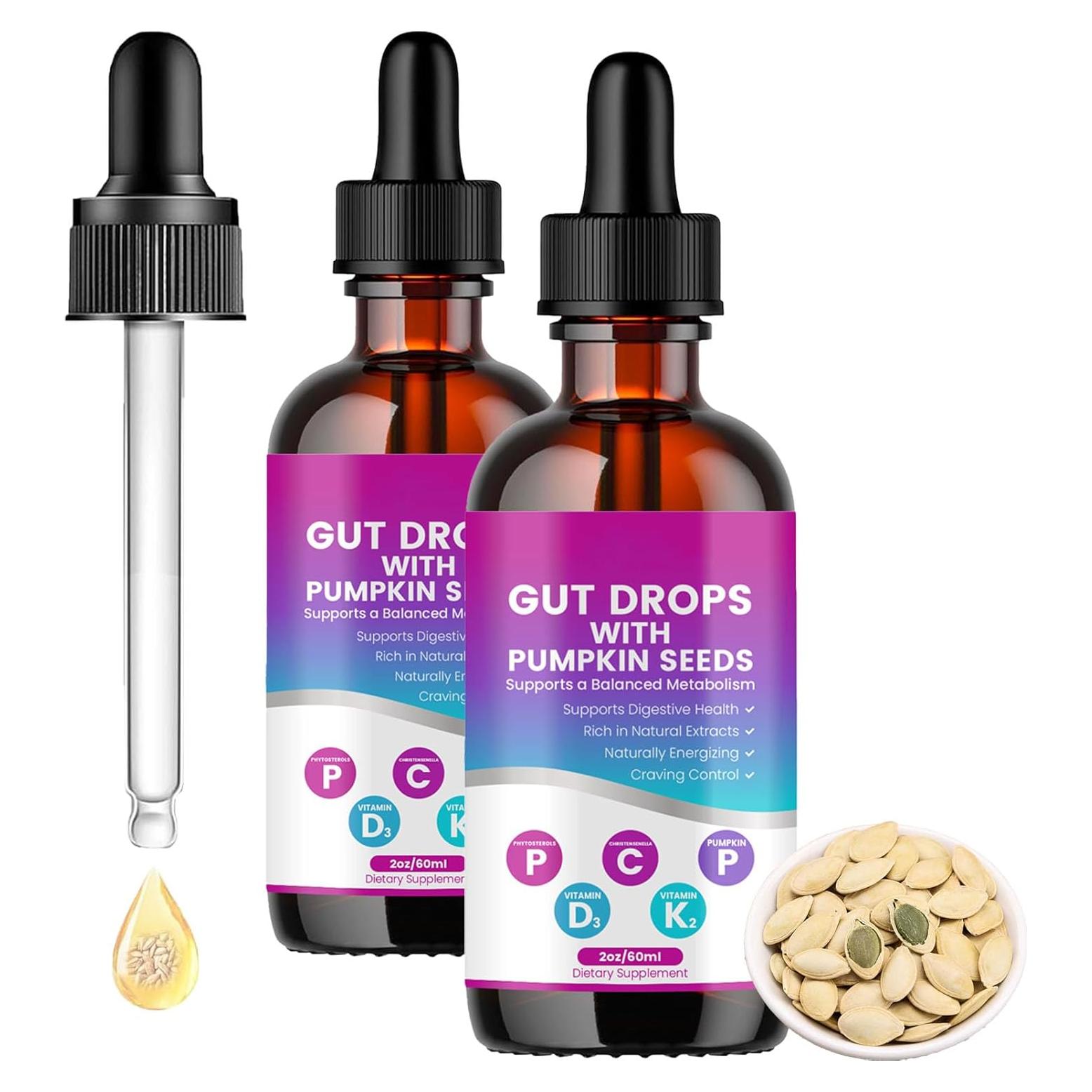 Gotas Digestivas PM con Semilla de Calabaza 60ml - Salud Intestinal