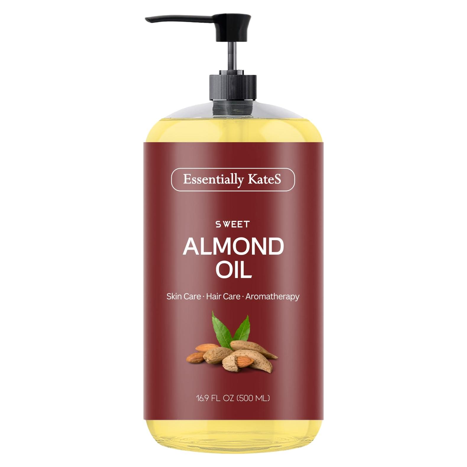 Aceite de Almendra Dulce 500 ml - 100% Puro y Natural