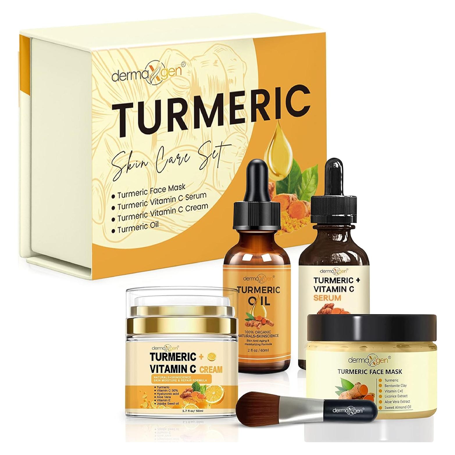 Hidratante Iluminador Antienvejecimiento Naturals+SkinScience - Juego de 4