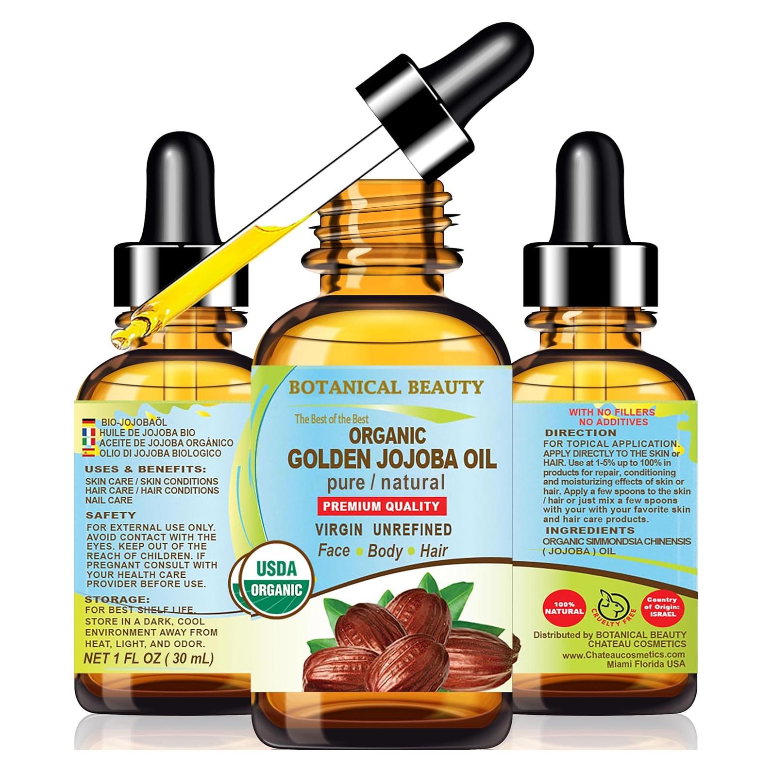 Aceite de Jojoba Orgánico 100% Puro Botanical Beauty 30 ml