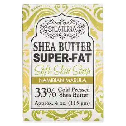 Jabón Supergraso Shea Terra con 33% Manteca de Karité 127g