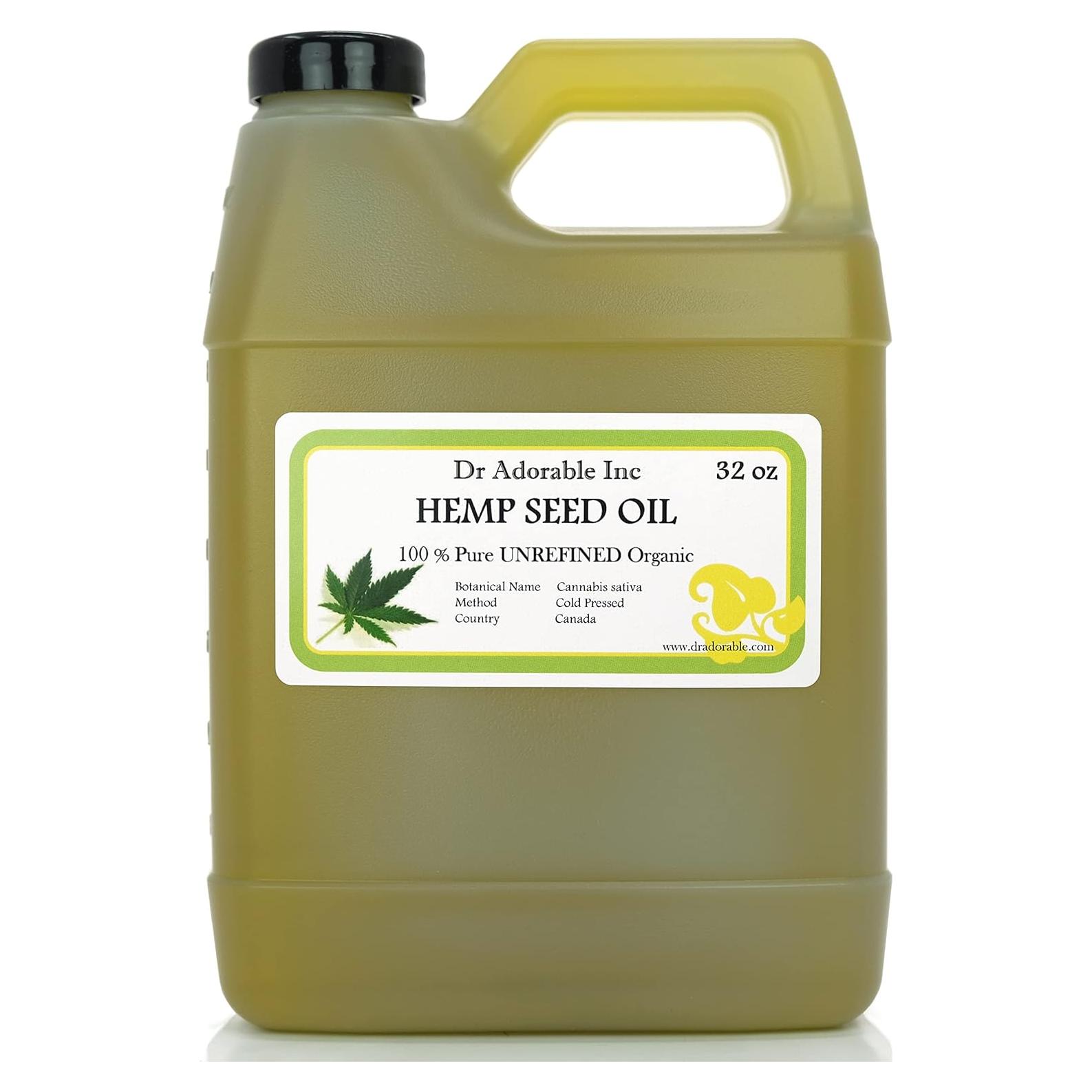 Aceite de Semilla de Cáñamo Dr Adorable 946 ml Orgánico Puro